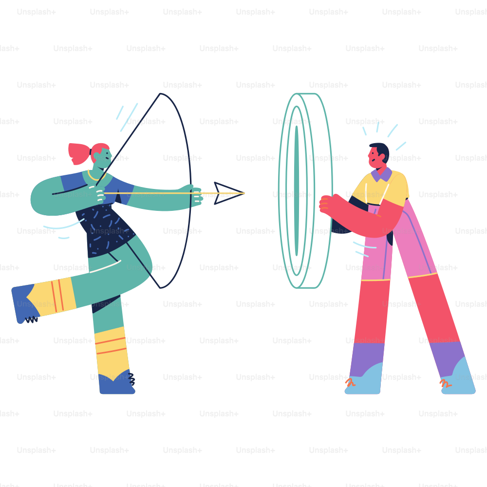 草の上に立っている数人の人