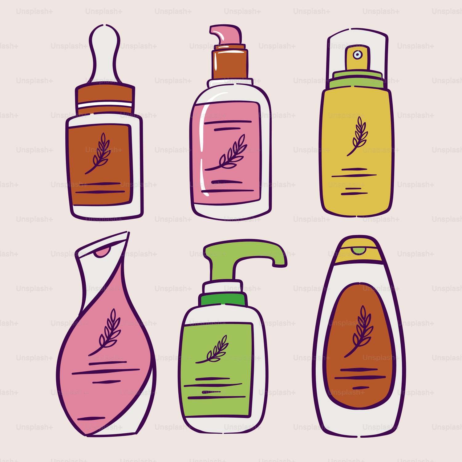 A bunch of different types of hand sanitizers