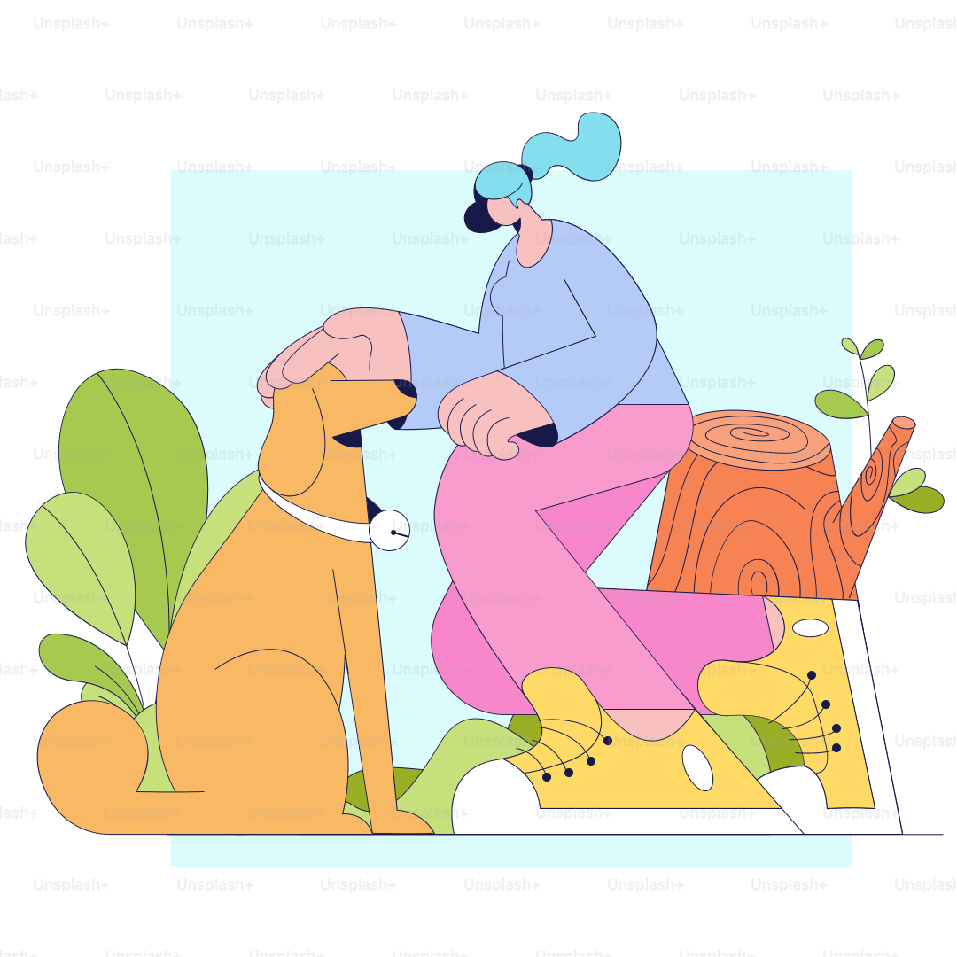 A person sitting on a bench with a dog