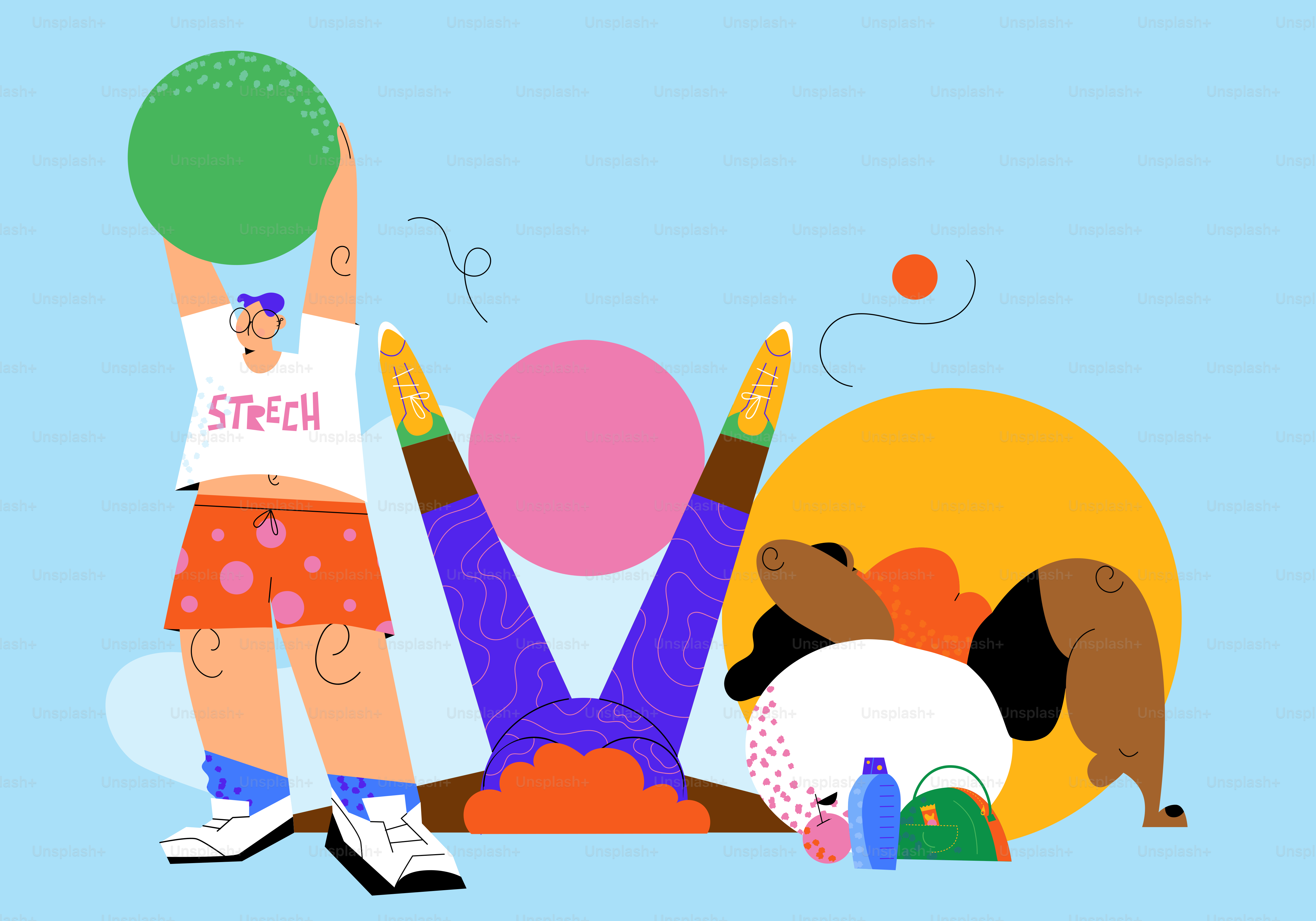 A person laying on the ground exercising