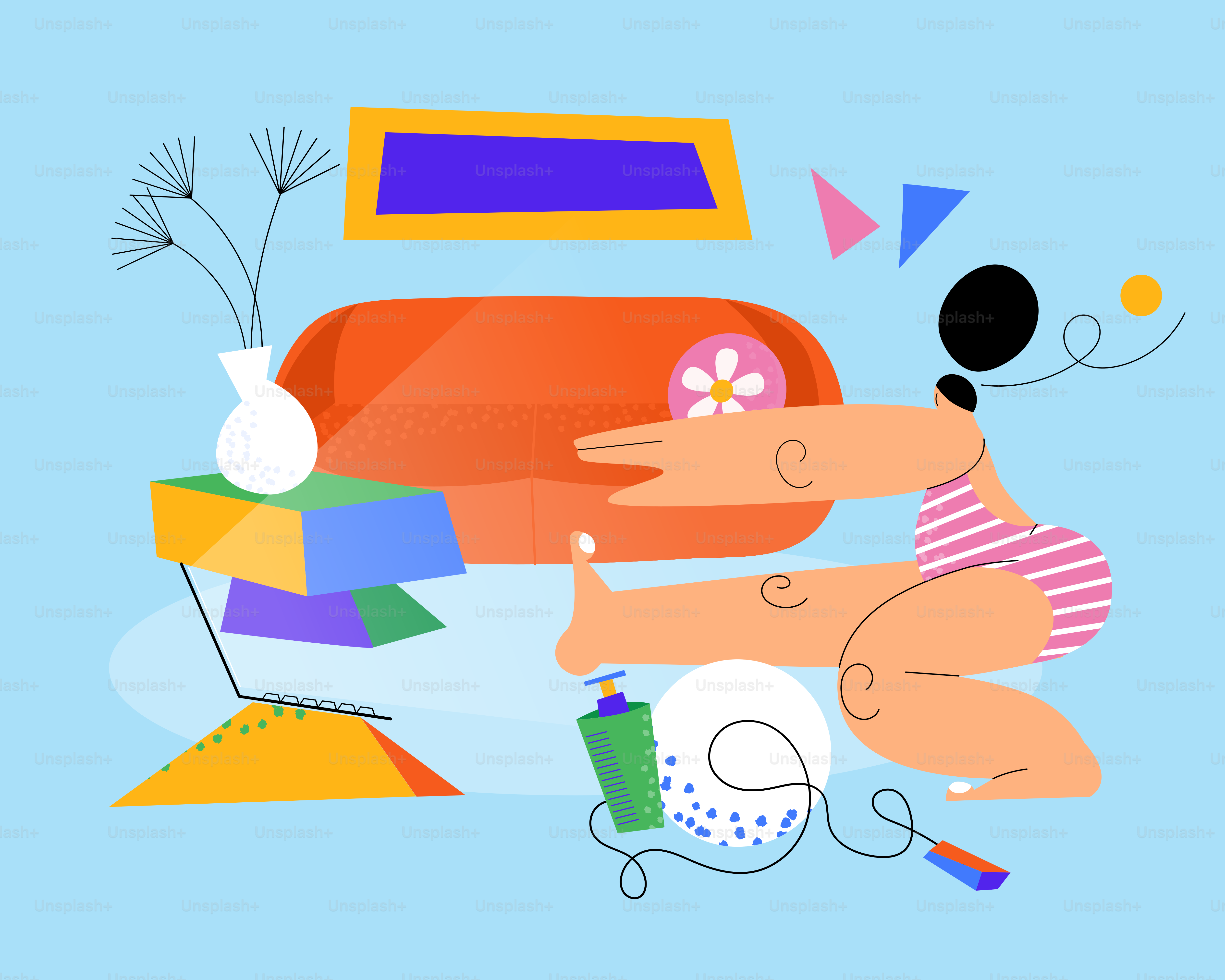 a person squatting to exercise indoors