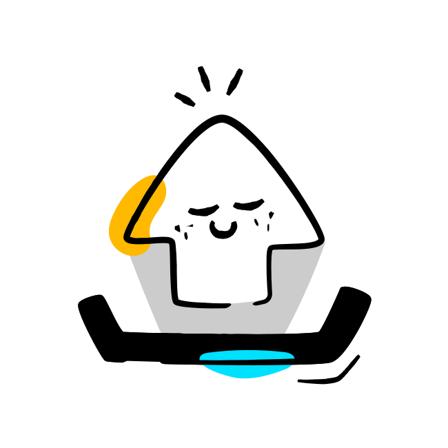 Um desenho de uma pessoa segurando um tablet
