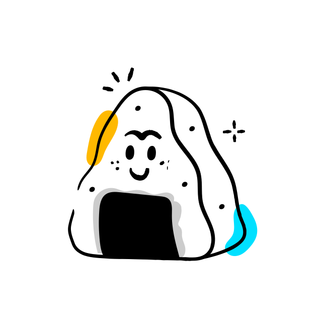 A drawing of a rock with a smiling face