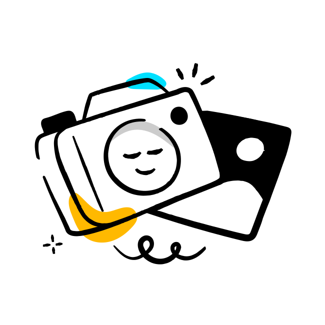 Una macchina fotografica con una faccina sorridente sopra vettoriale –  Immagine di Fotografia su Unsplash, image size:3000x3000