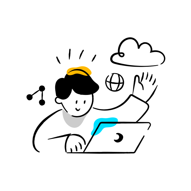 A person sitting at a desk with a laptop