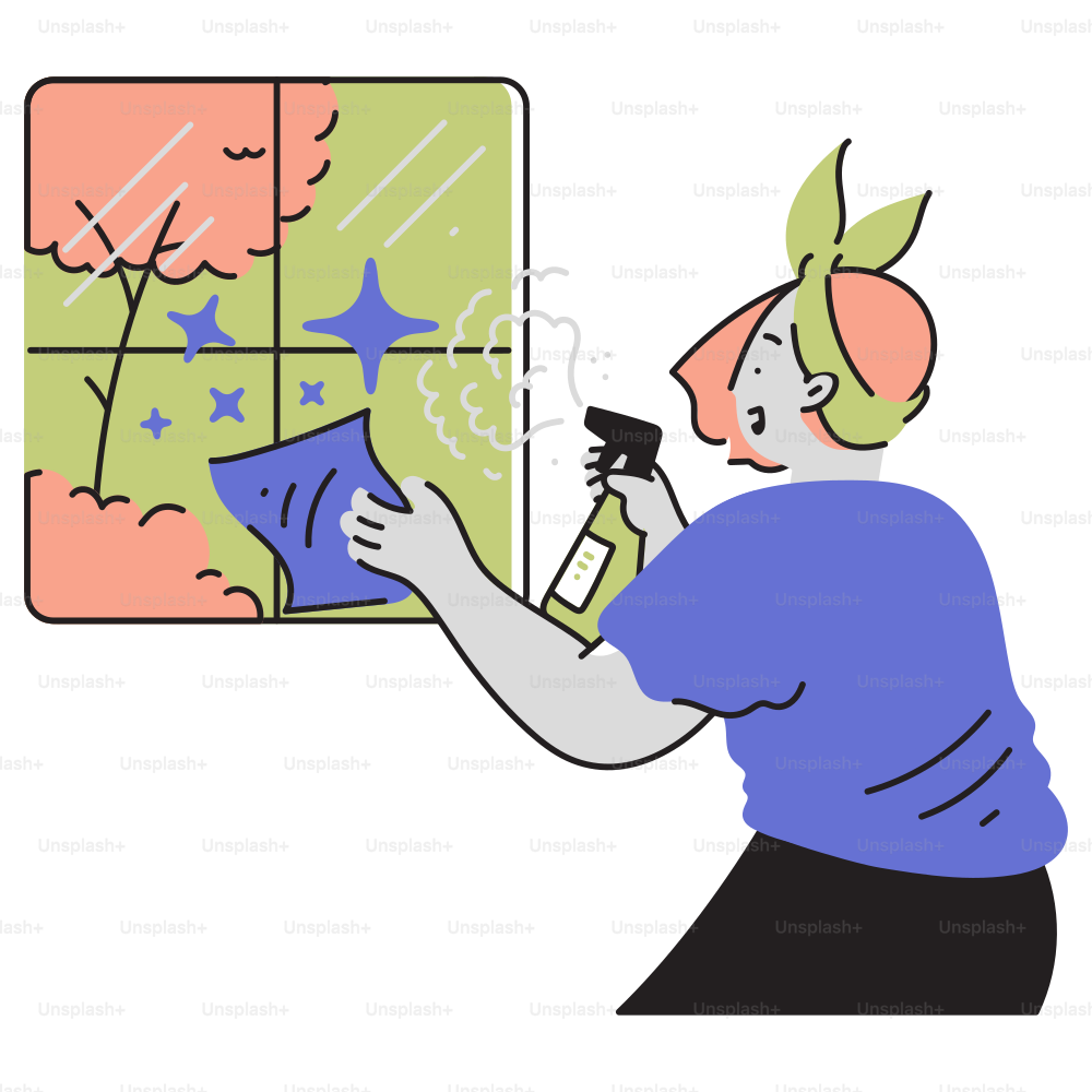 Una mujer pinta un cuadro con un pulverizador