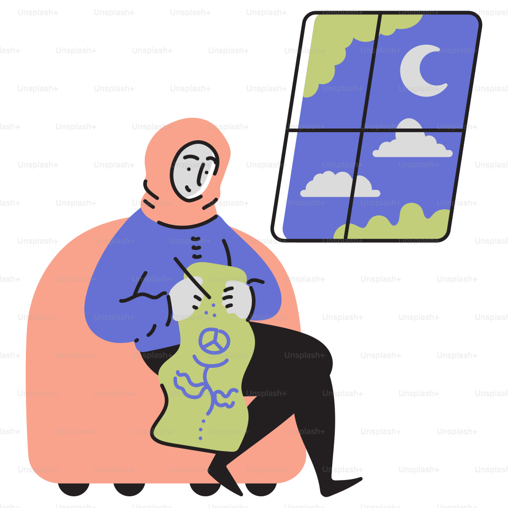 A man sitting on a couch holding a bag