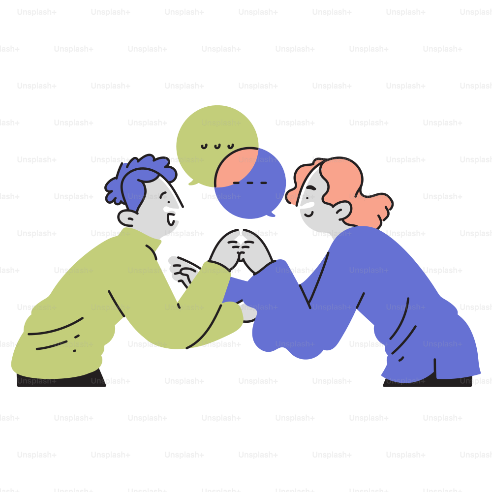 A couple of people sitting next to each other