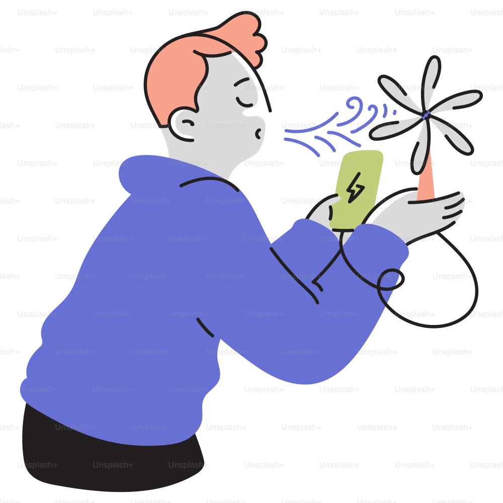 Un hombre con un teléfono celular en la mano