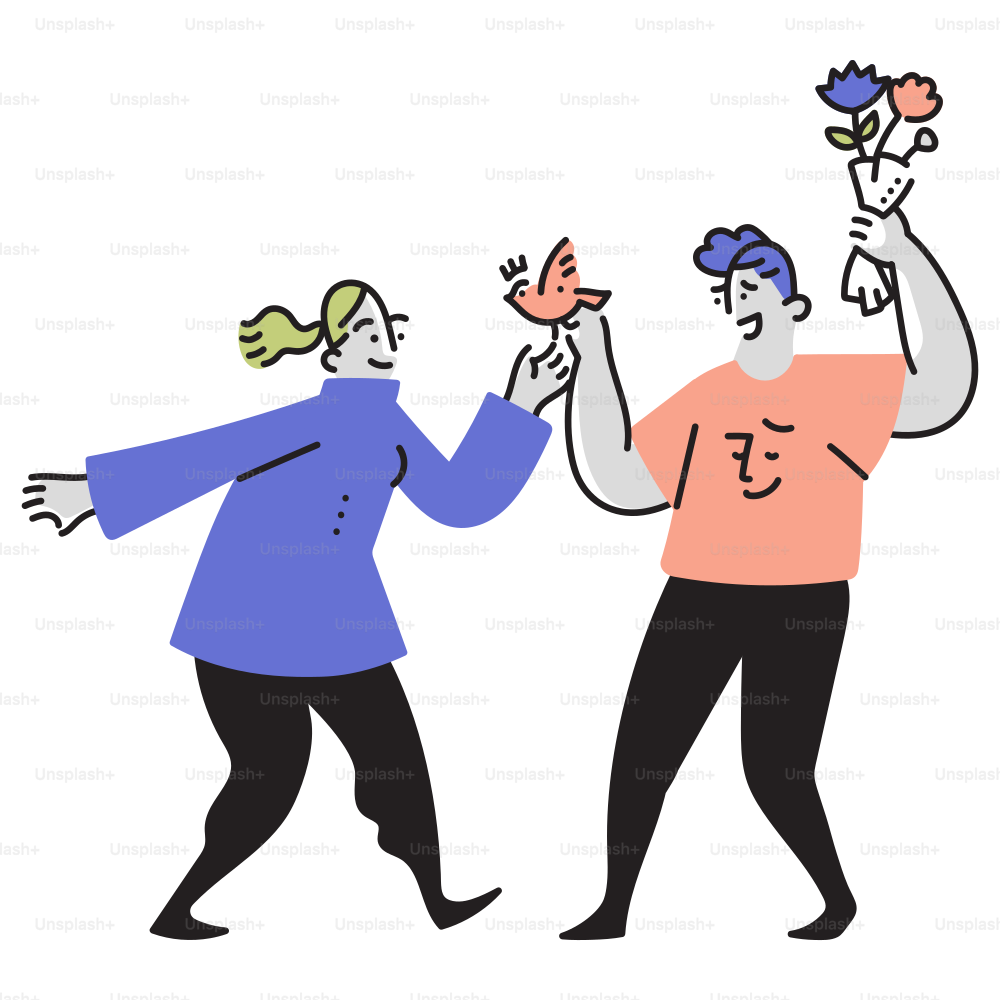 Quelques personnes qui marchent ensemble