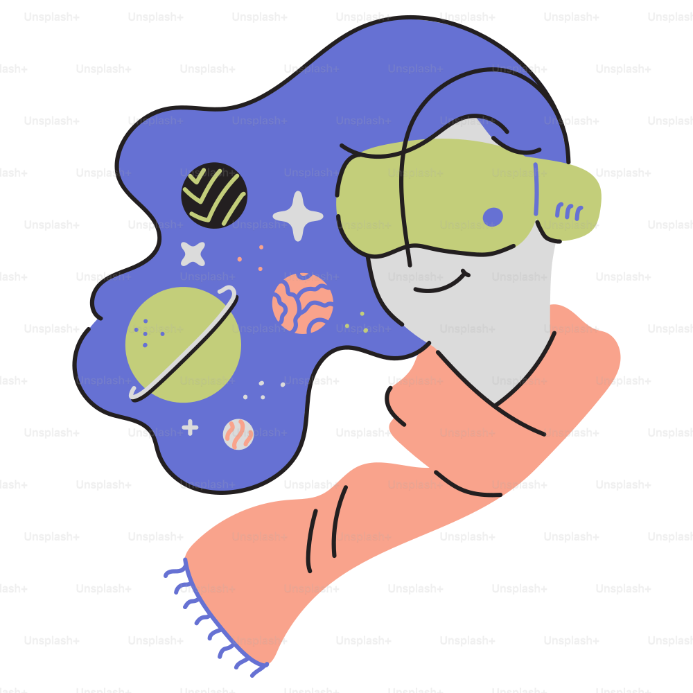 A person wearing a mask and a scarf