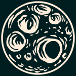 A black and white picture of a pizza