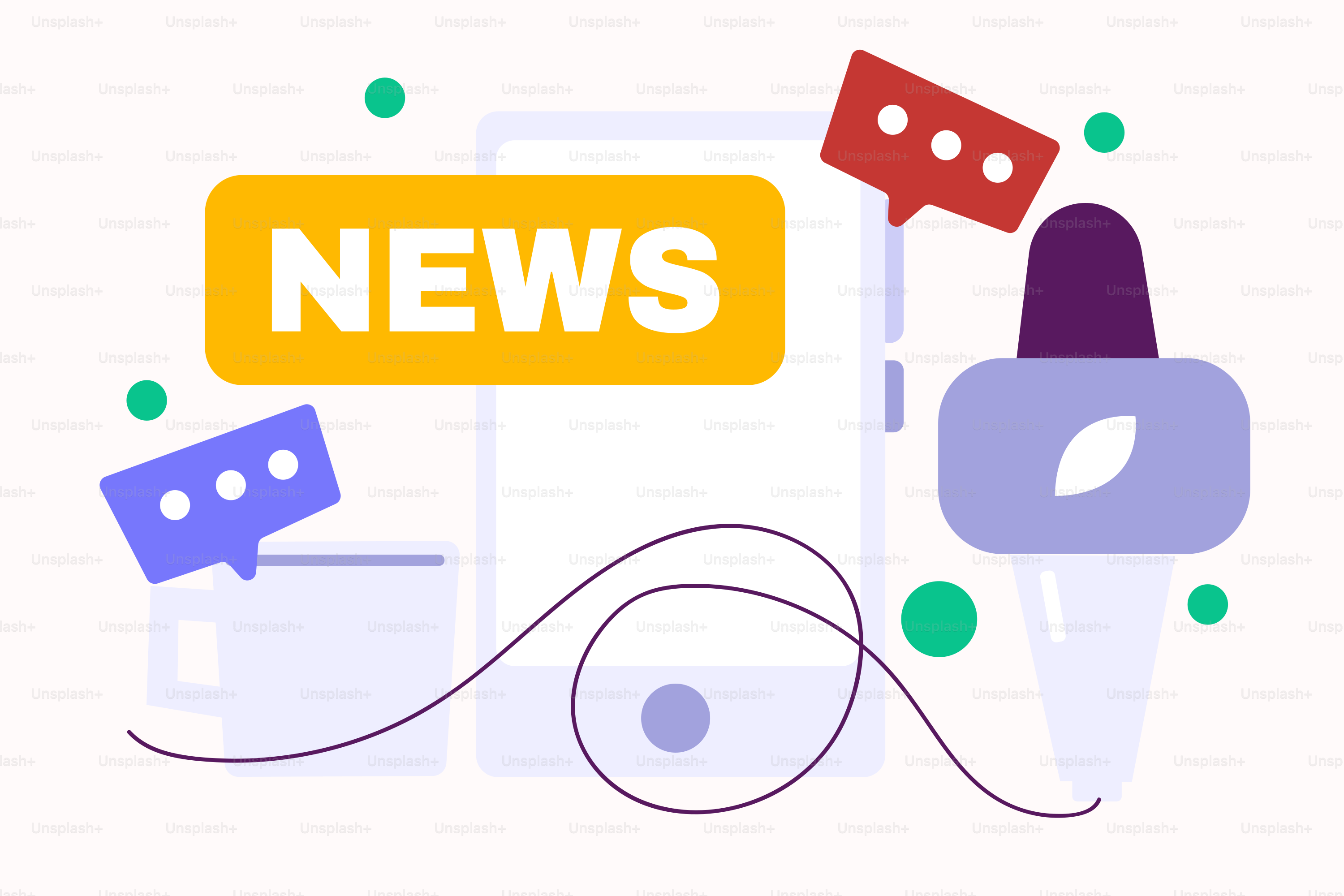 Ein Telefon mit einem Nachrichtenschild darüber