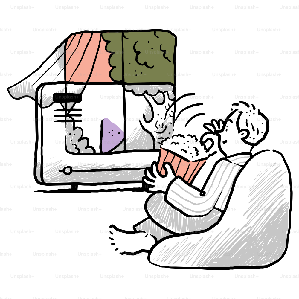 A man sitting on the floor in front of a TV