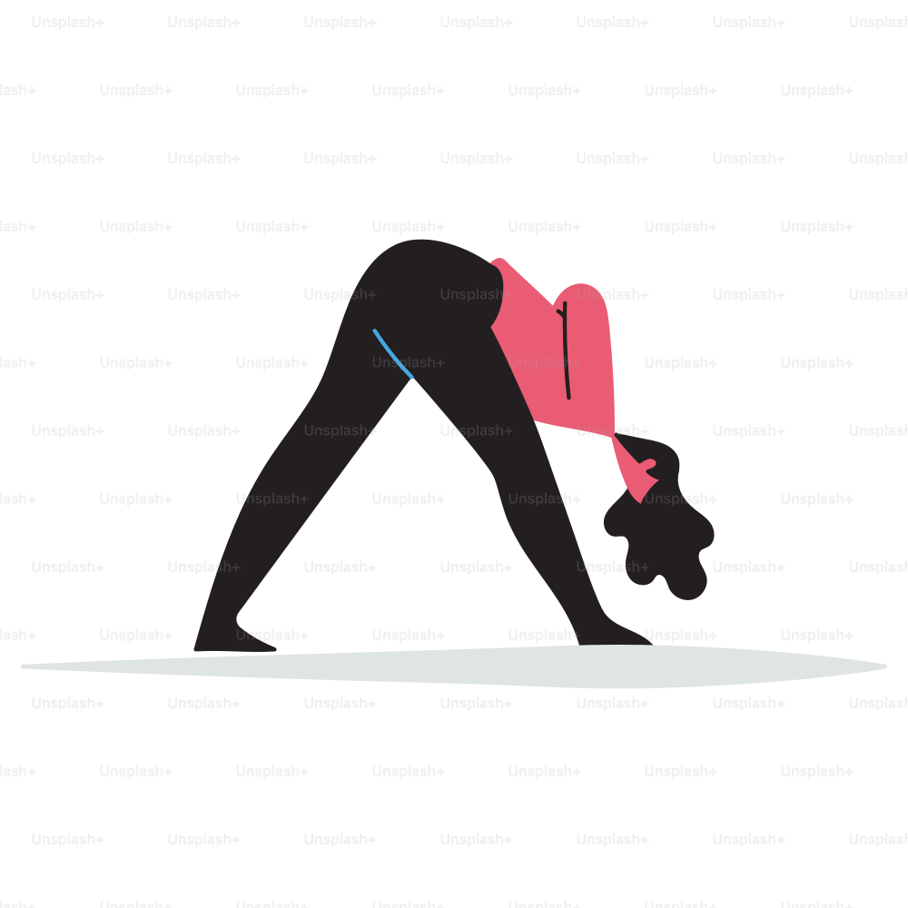 A woman doing a yoga pose with her hands behind her head