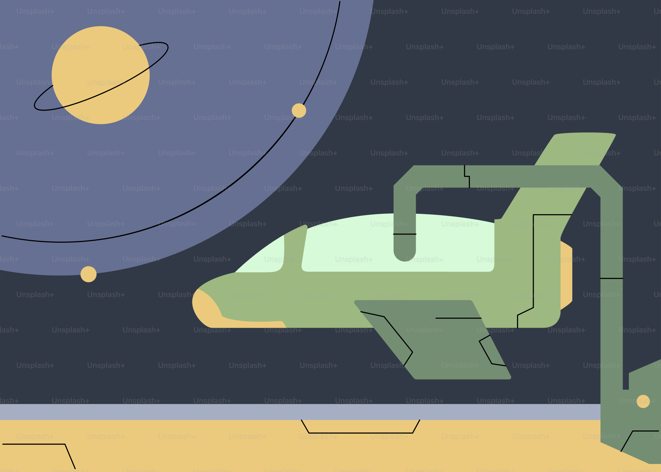 A computer screen with a drawing of a space ship