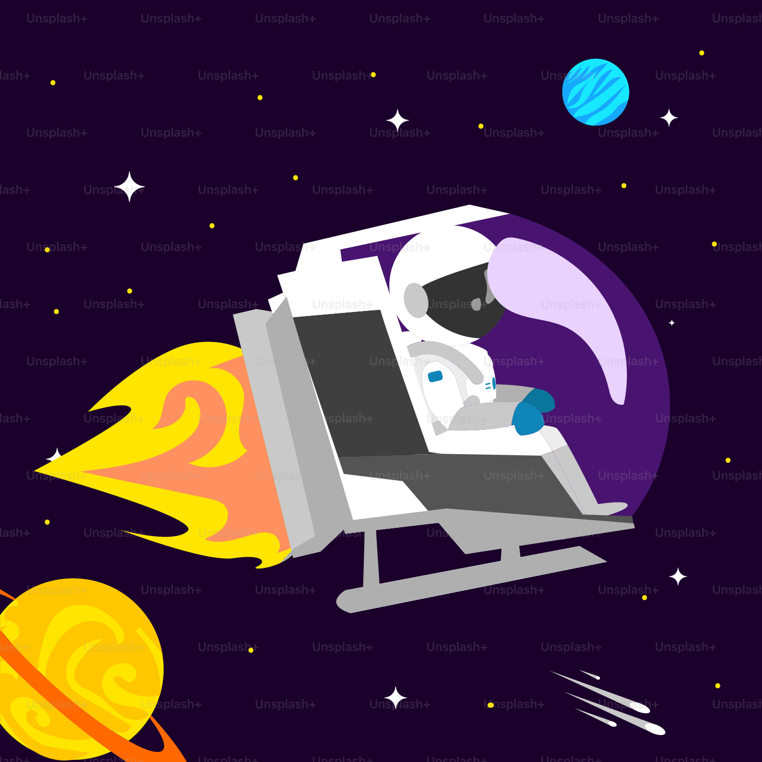 Un astronauta viaja en un transbordador espacial en el espacio exterior  vector – Imagen de Espacio en Unsplash, image size:3000x3000