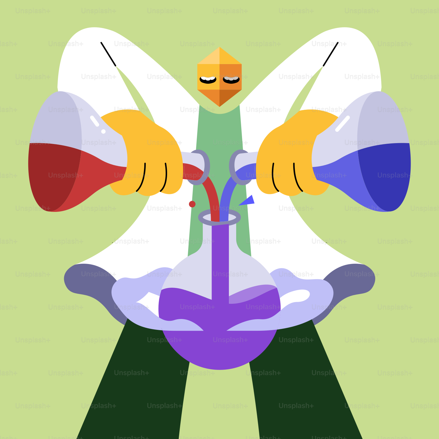 A person riding a scooter with two hands on the handlebars