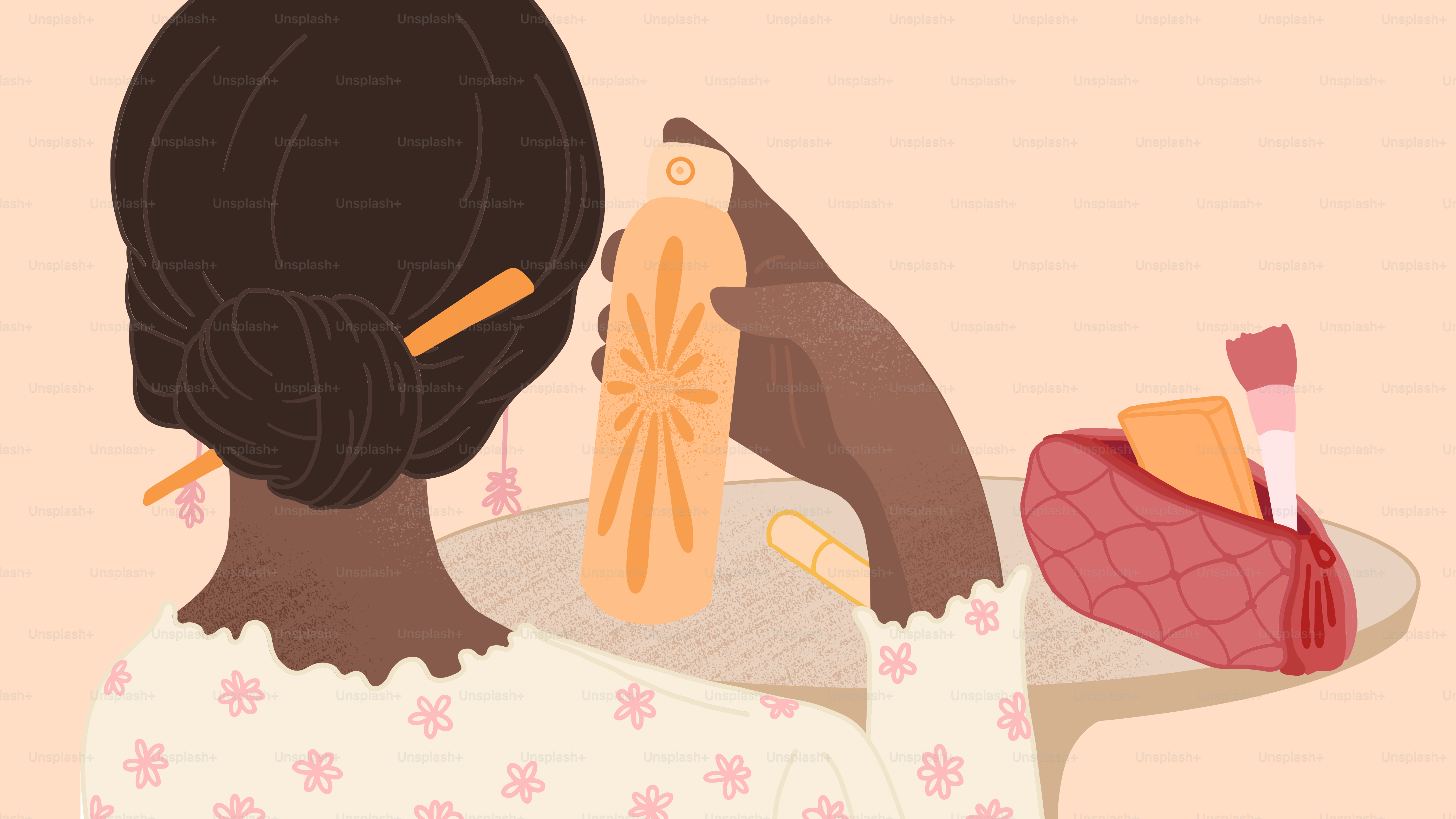 A woman sitting at a table with a plate of food