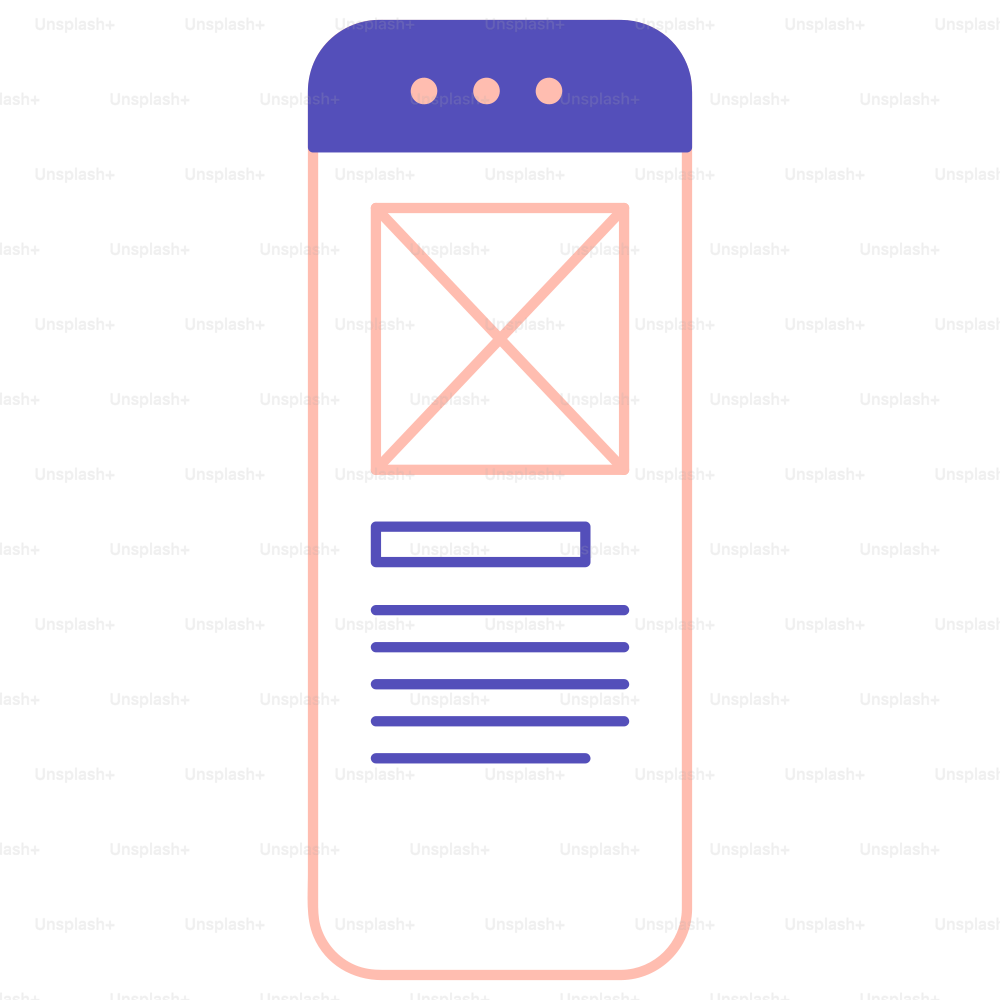 Un téléphone portable avec un message à l’écran