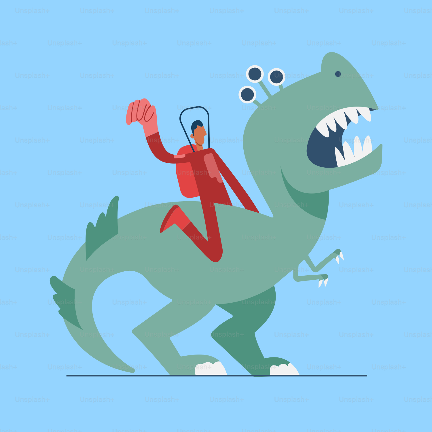 A man riding on the back of a dinosaur vector – Space Image on Unsplash