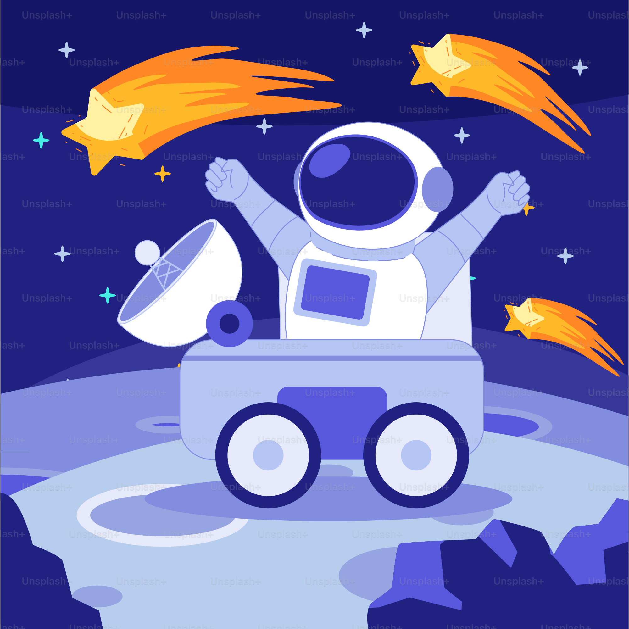 Uma imagem de um astronauta flutuando no espaço
