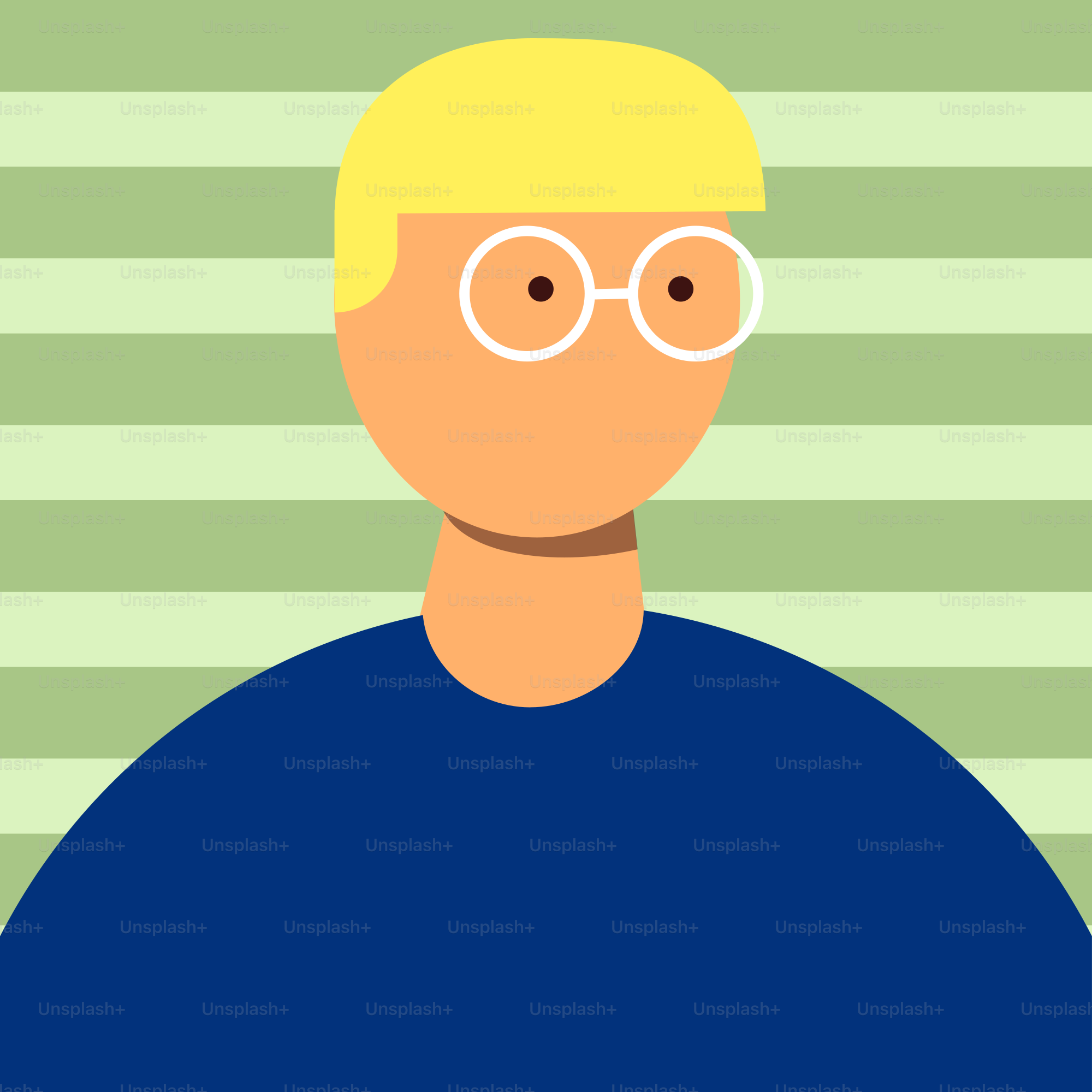 A man with glasses and a blue shirt