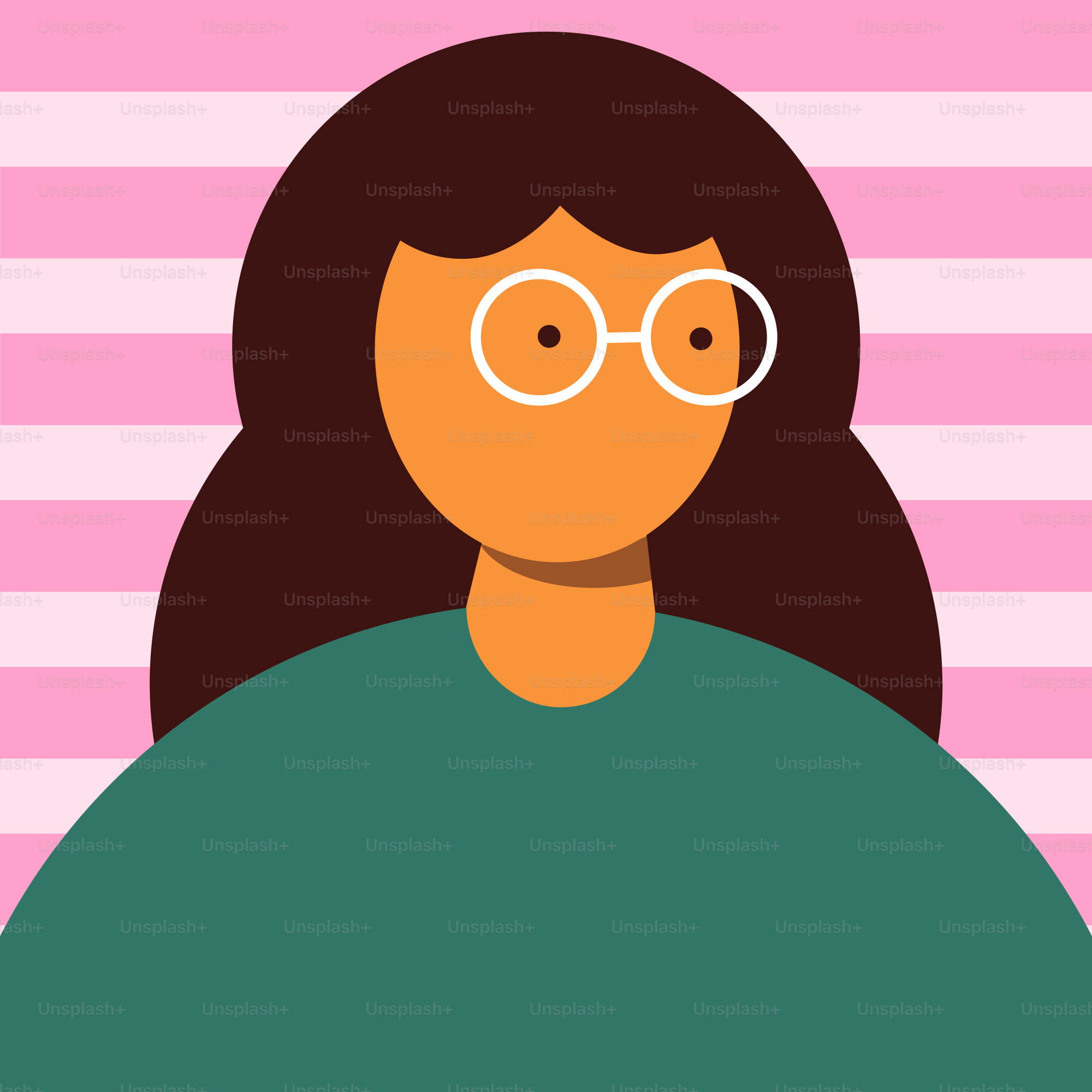 A woman with glasses and a green sweater