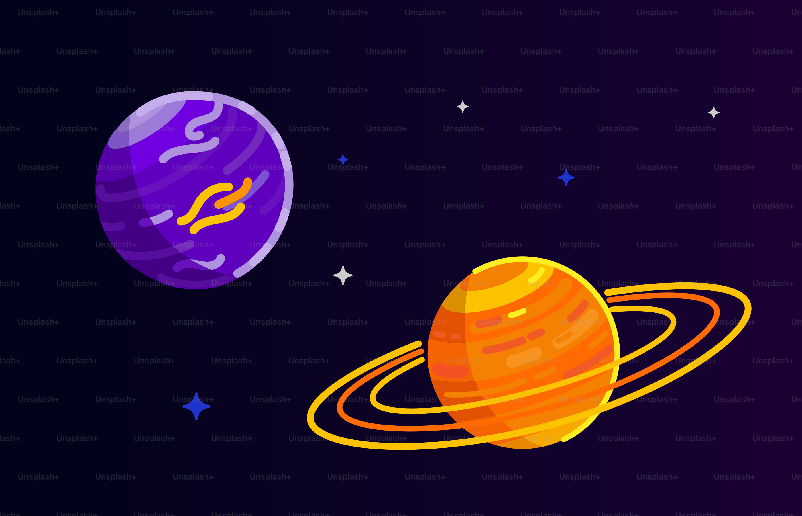 A space scene with planets and stars vector – Wallpaper Image on Unsplash