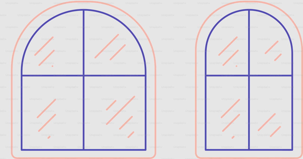 A drawing of a set of four arched windows vector – Simple Image on Unsplash