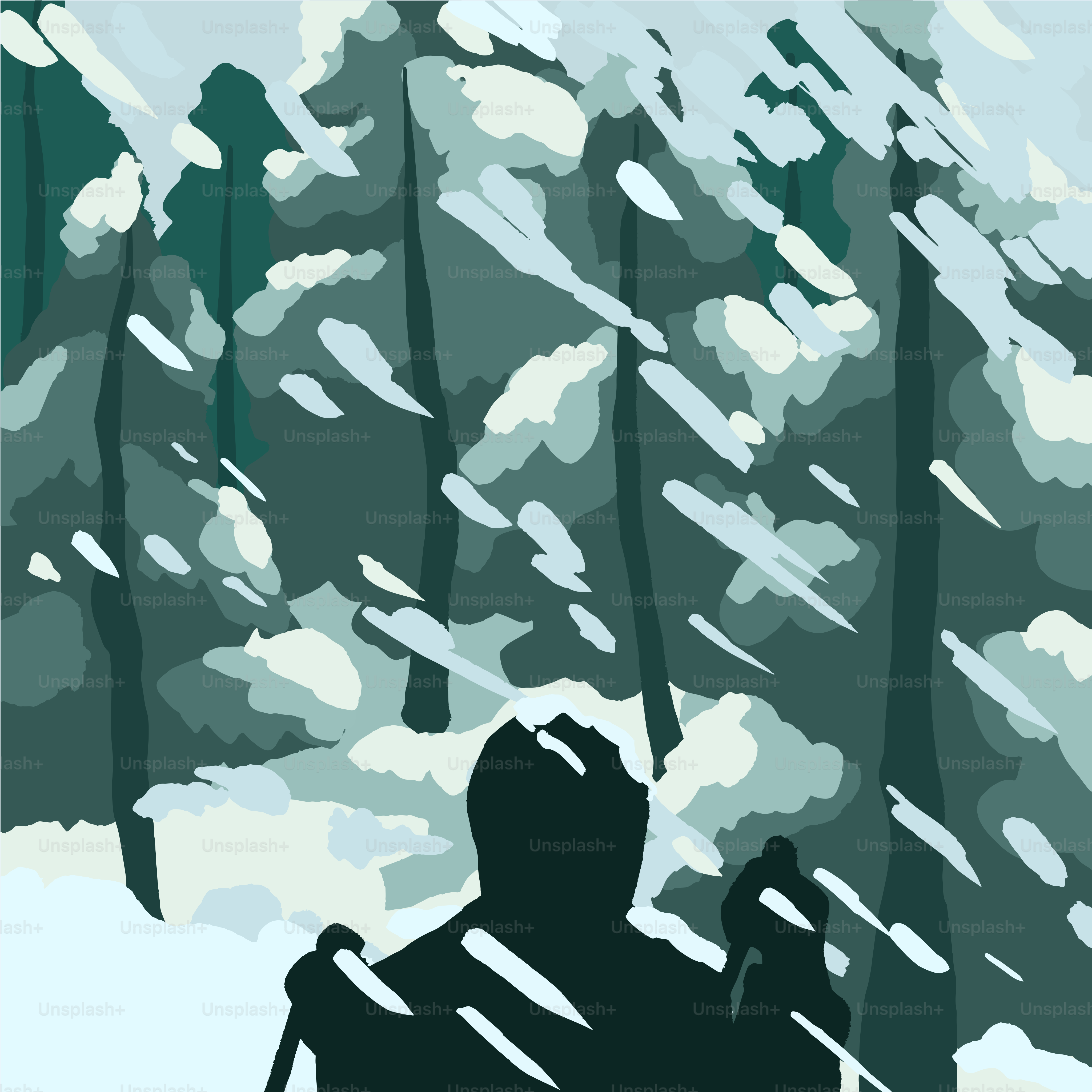 A man riding a snowboard down a snow covered slope