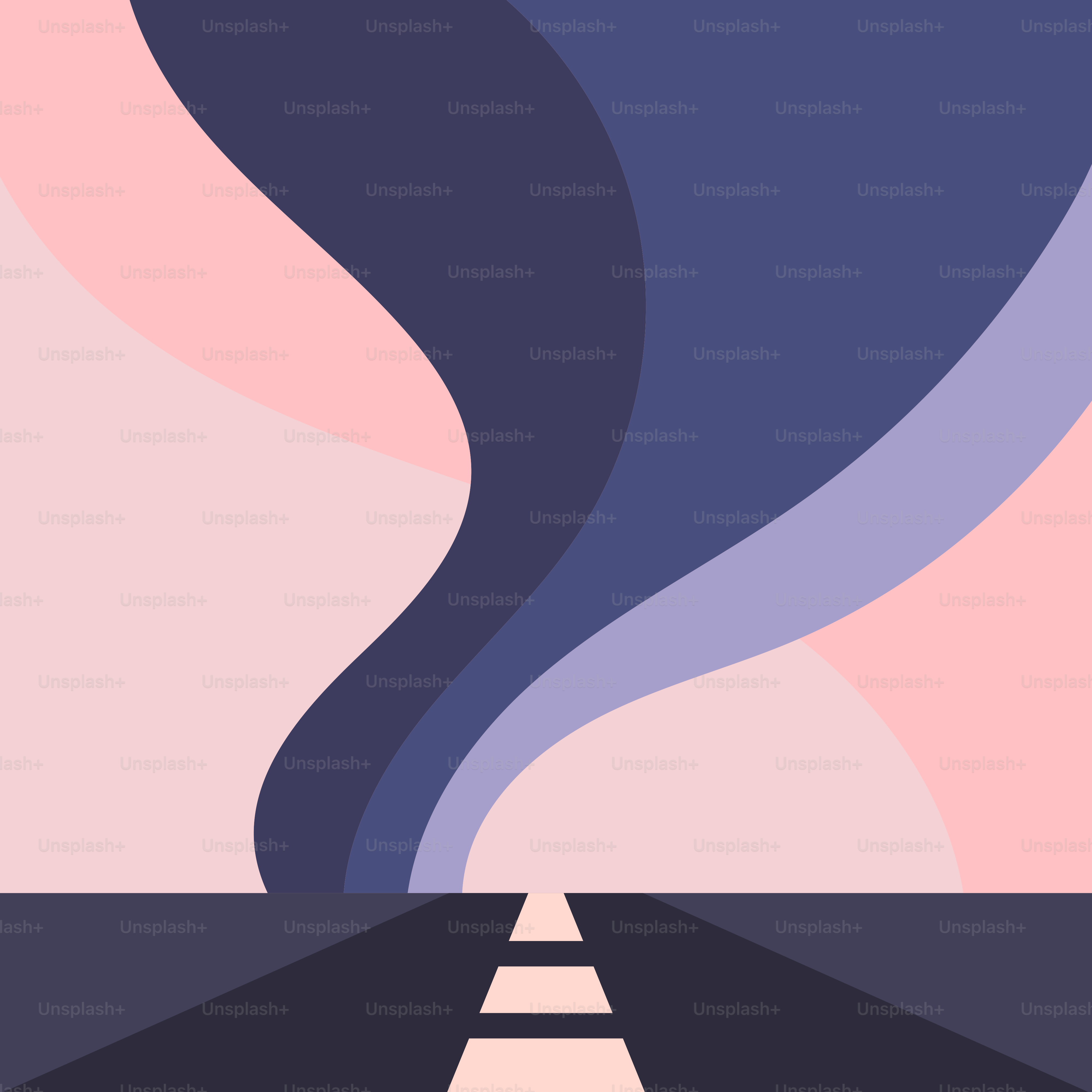 A picture of a road with smoke coming out of it