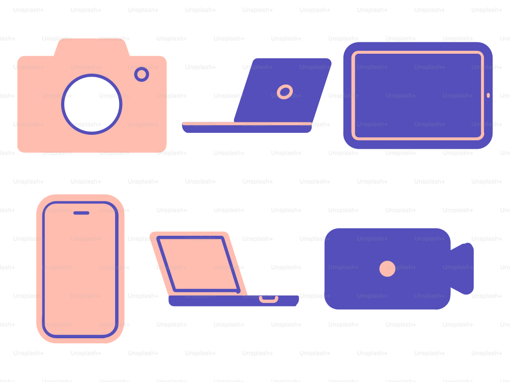 Eine Sammlung verschiedener Arten elektronischer Geräte