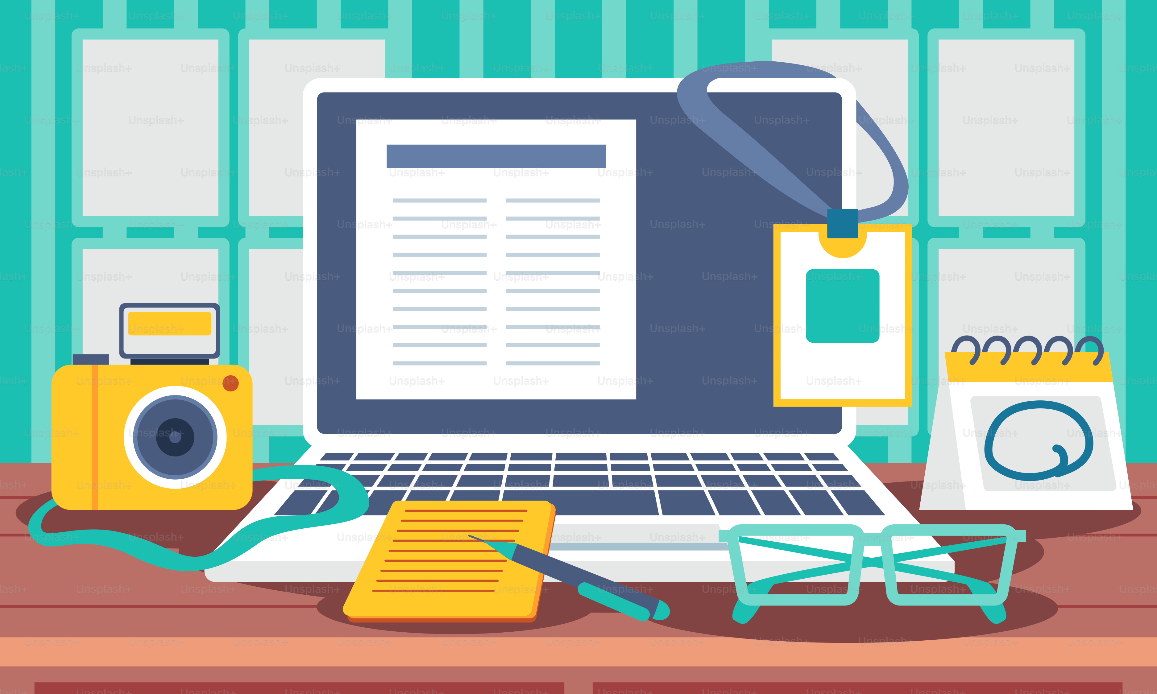 A laptop computer sitting on top of a wooden desk