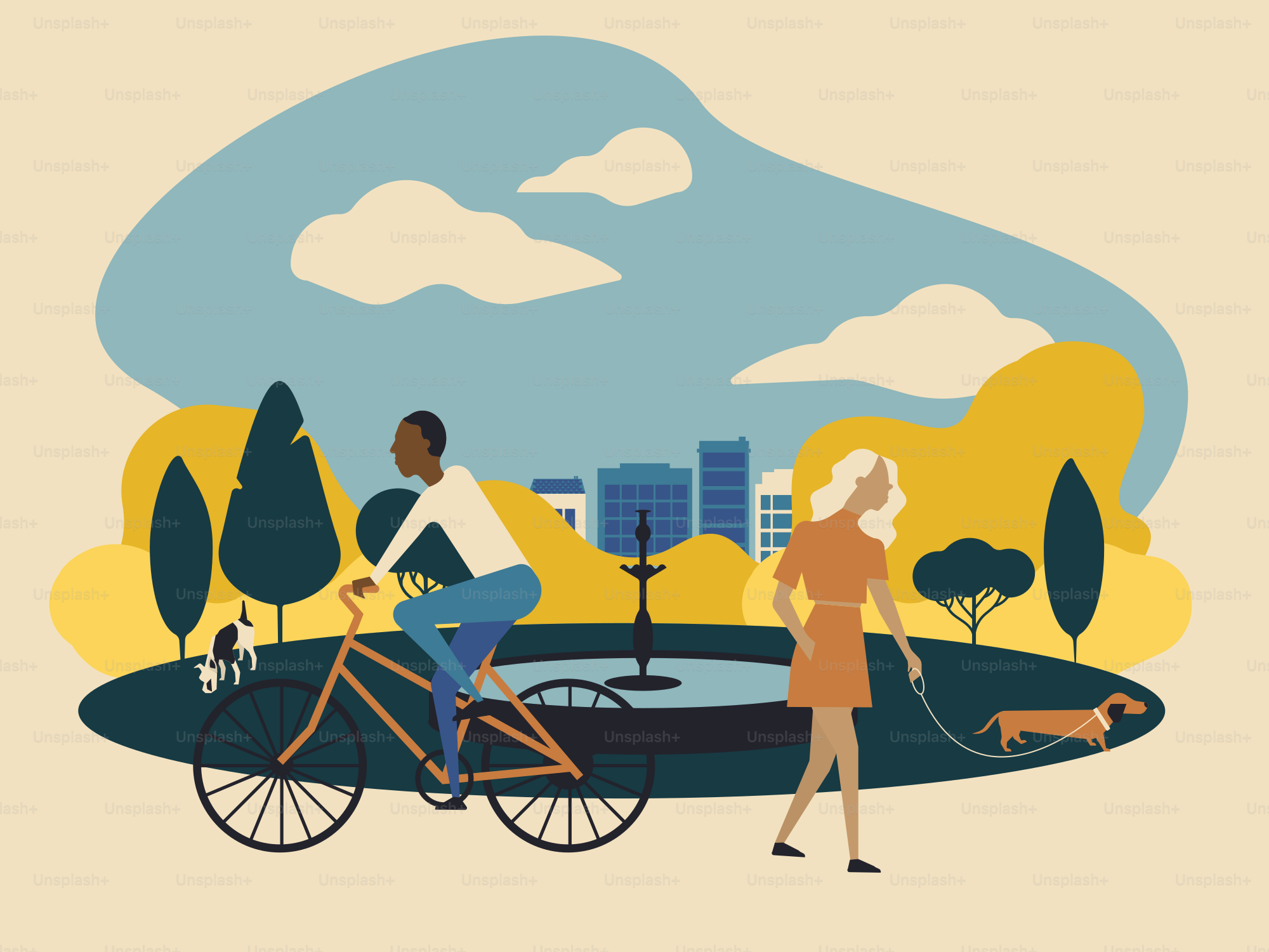 A man riding a bike with a woman on the back of it