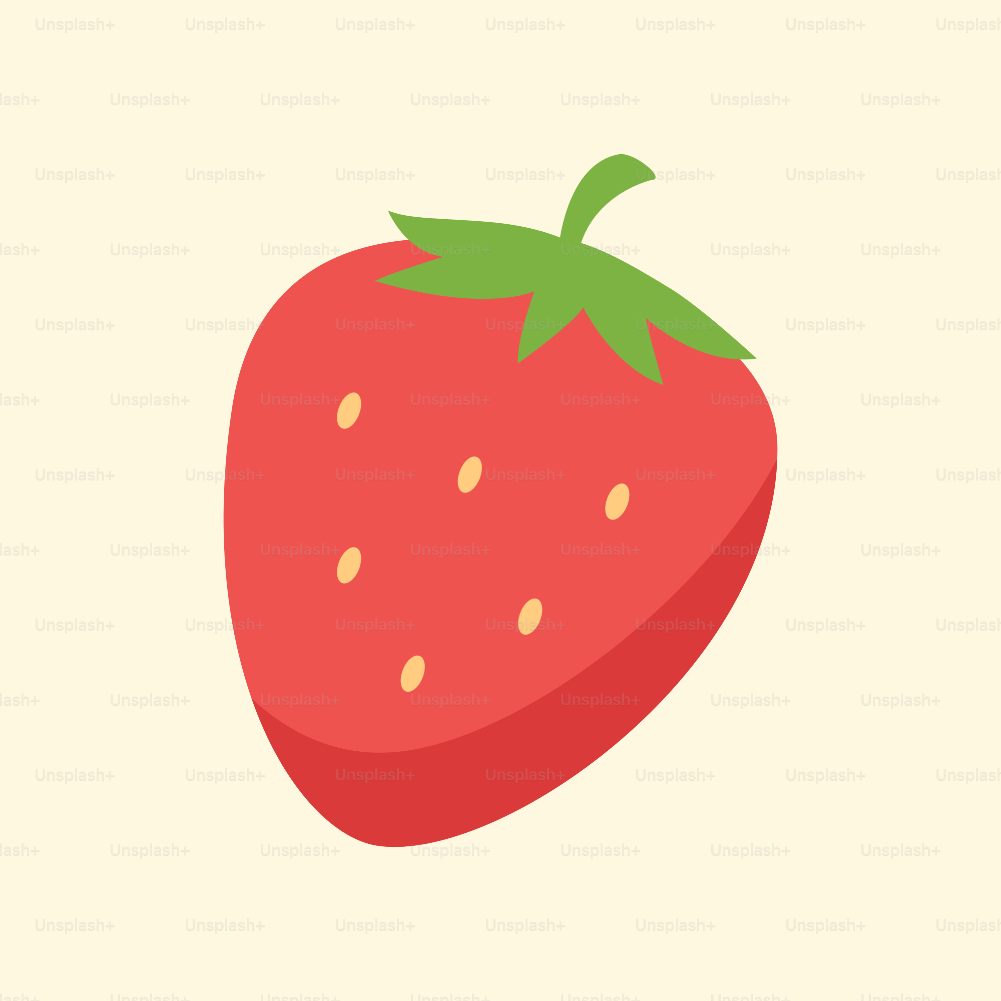 Una imagen de una fresa sobre fondo blanco