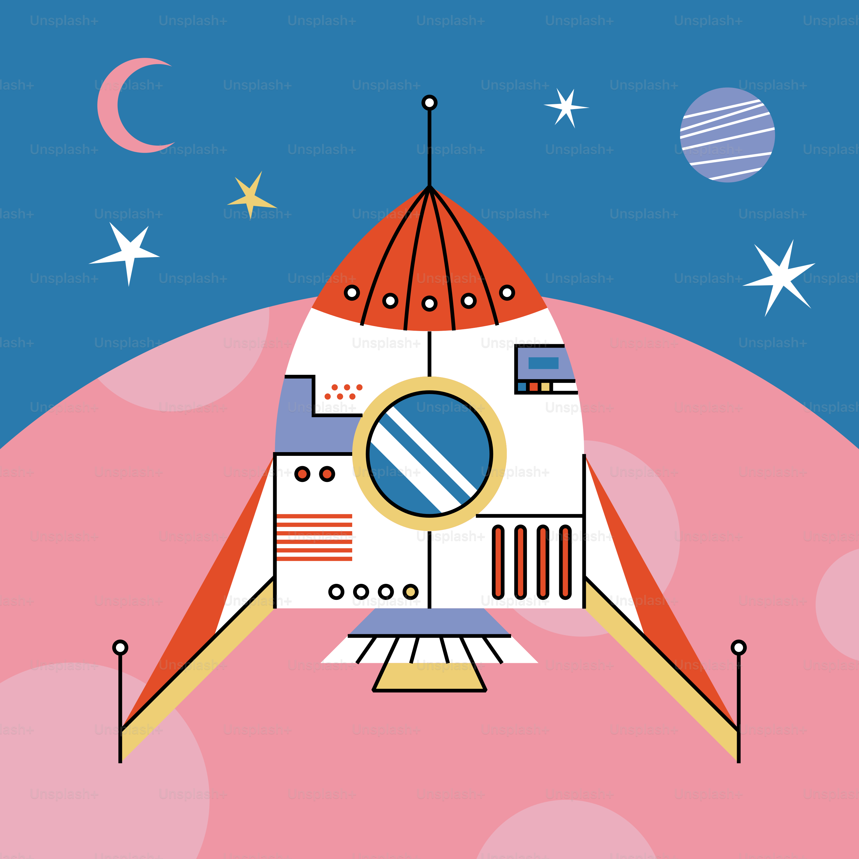 A space shuttle is flying through the sky