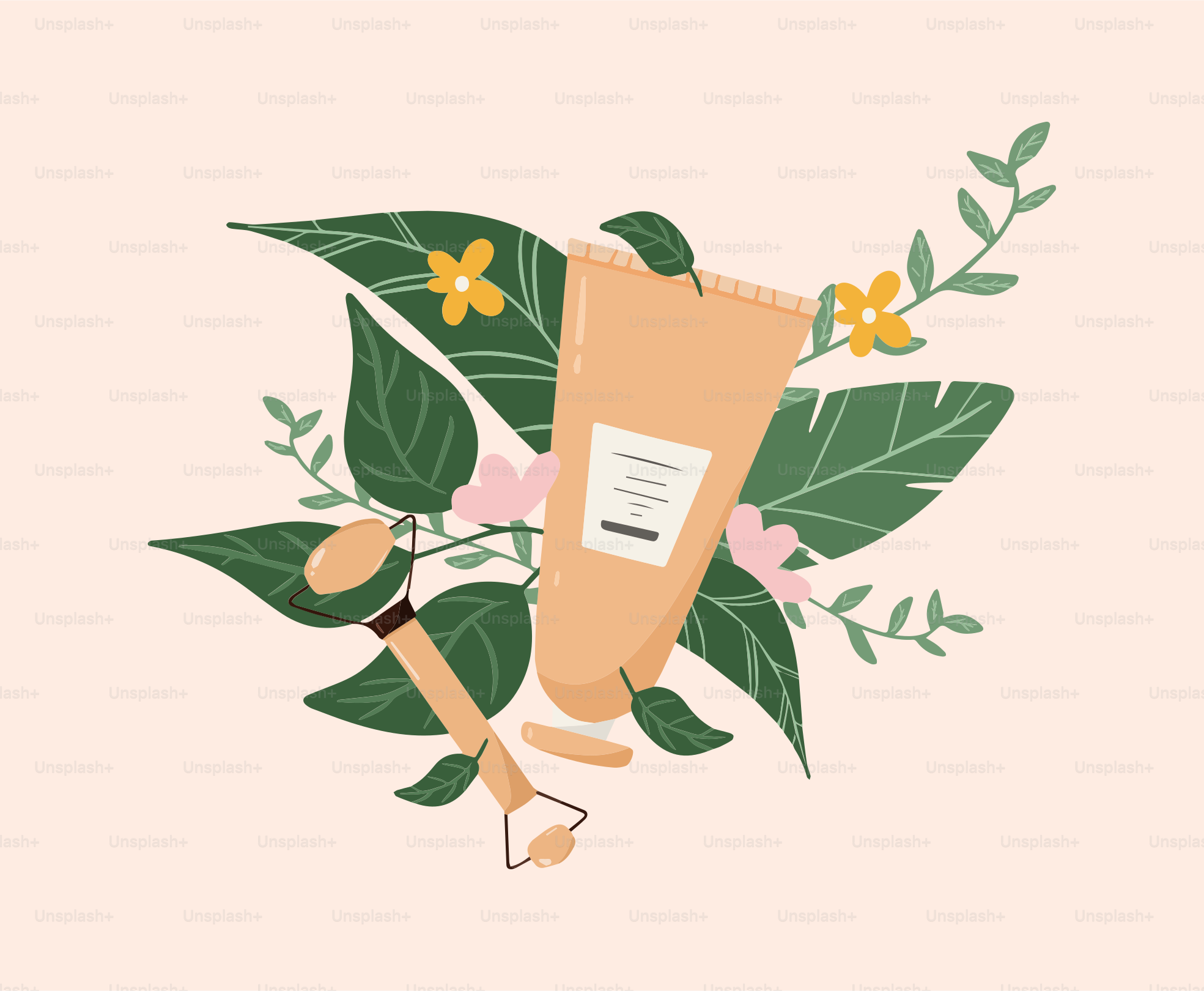 An illustration of a hand holding a paper bag