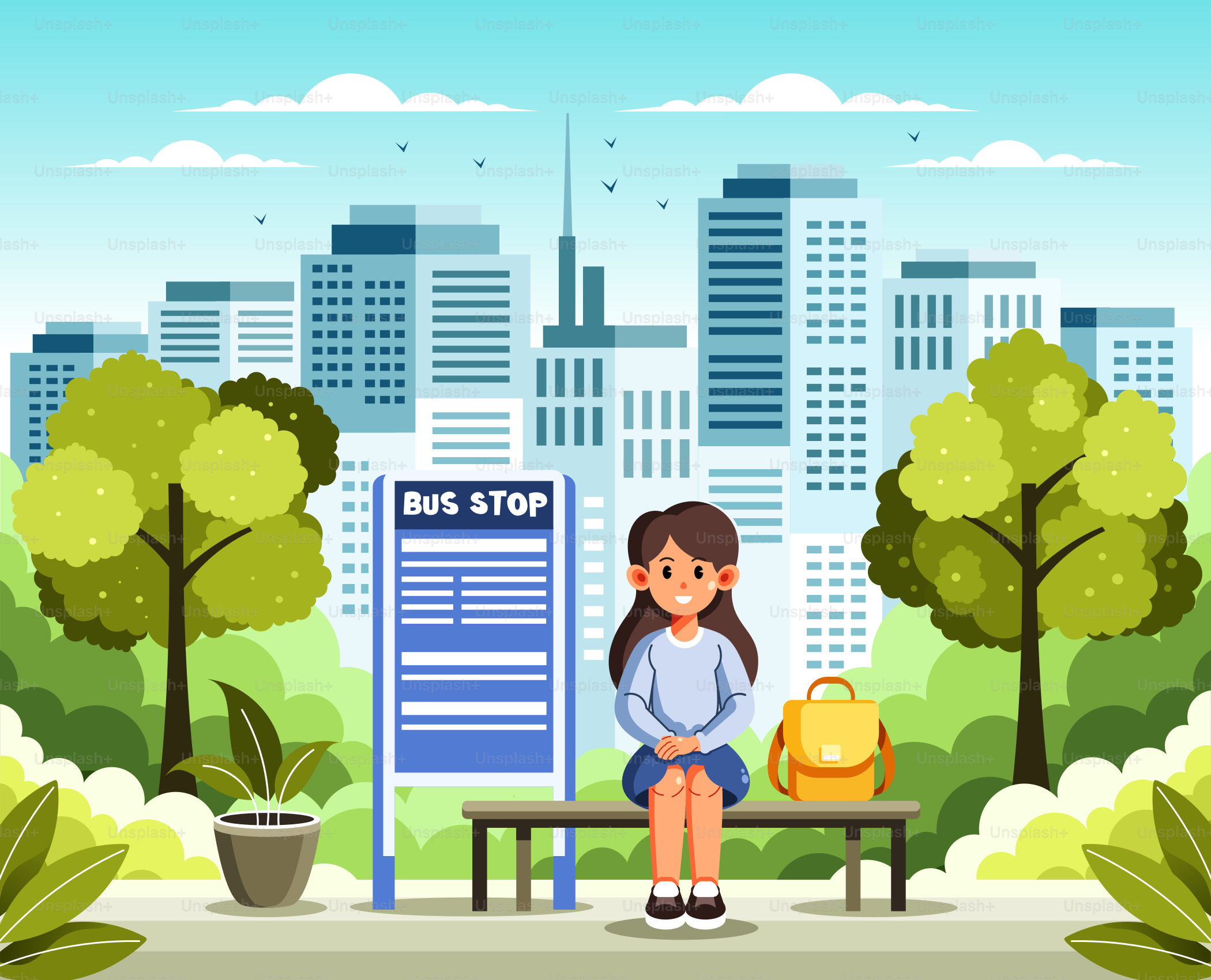 A woman sitting on a bench in the park