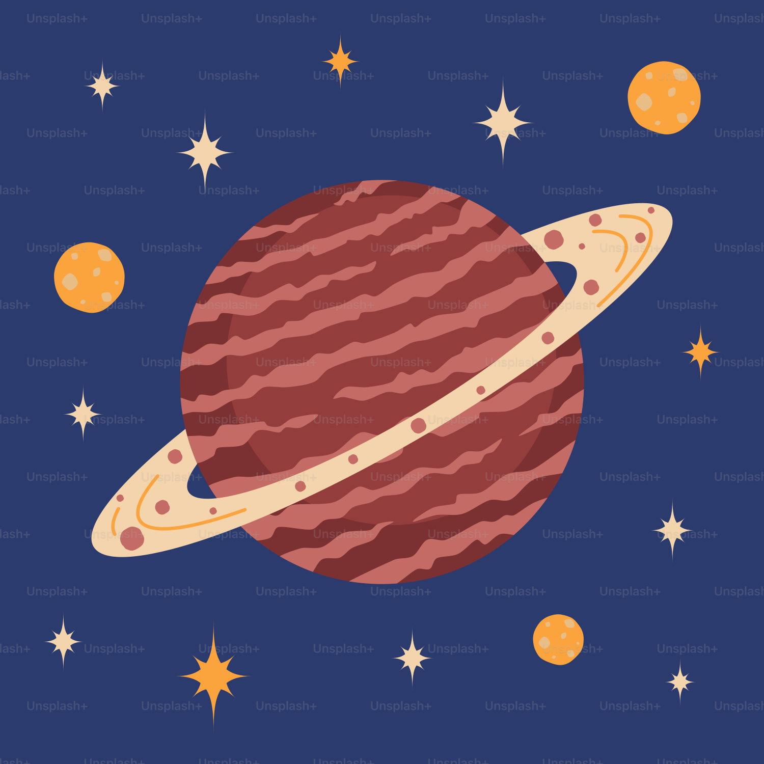 별이 배경에 있는 행성 사진