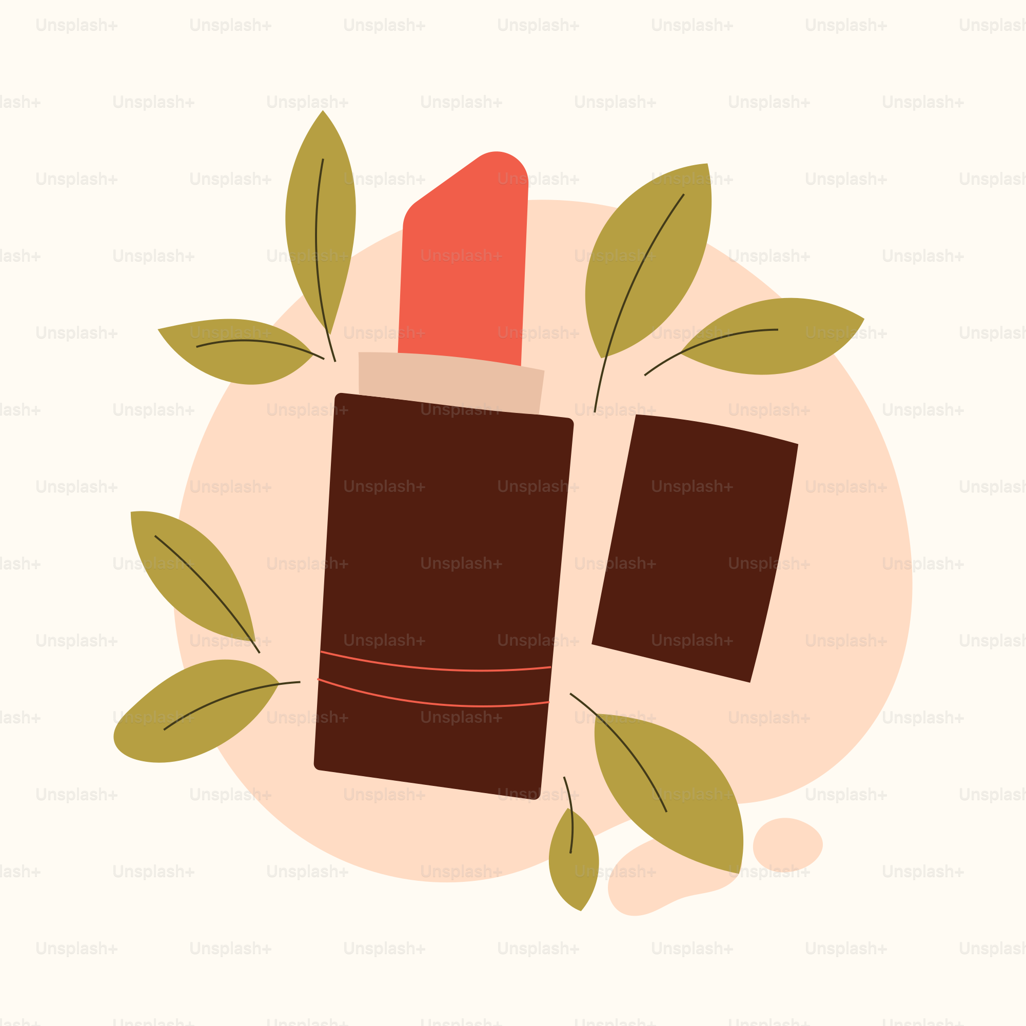 A couple of lipsticks sitting on top of each other