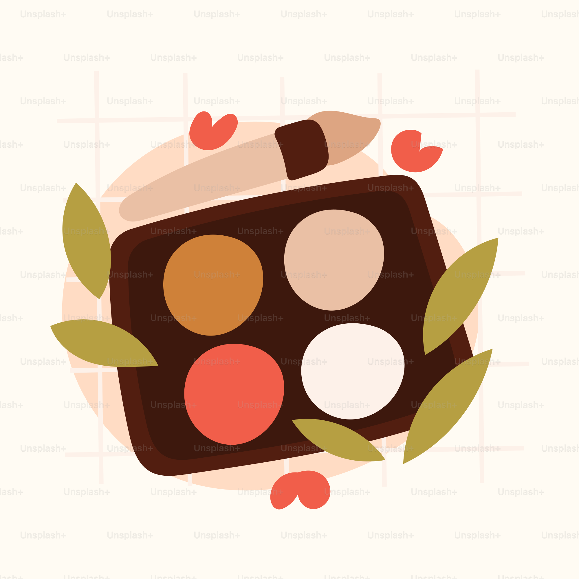 A logo for a makeup brand