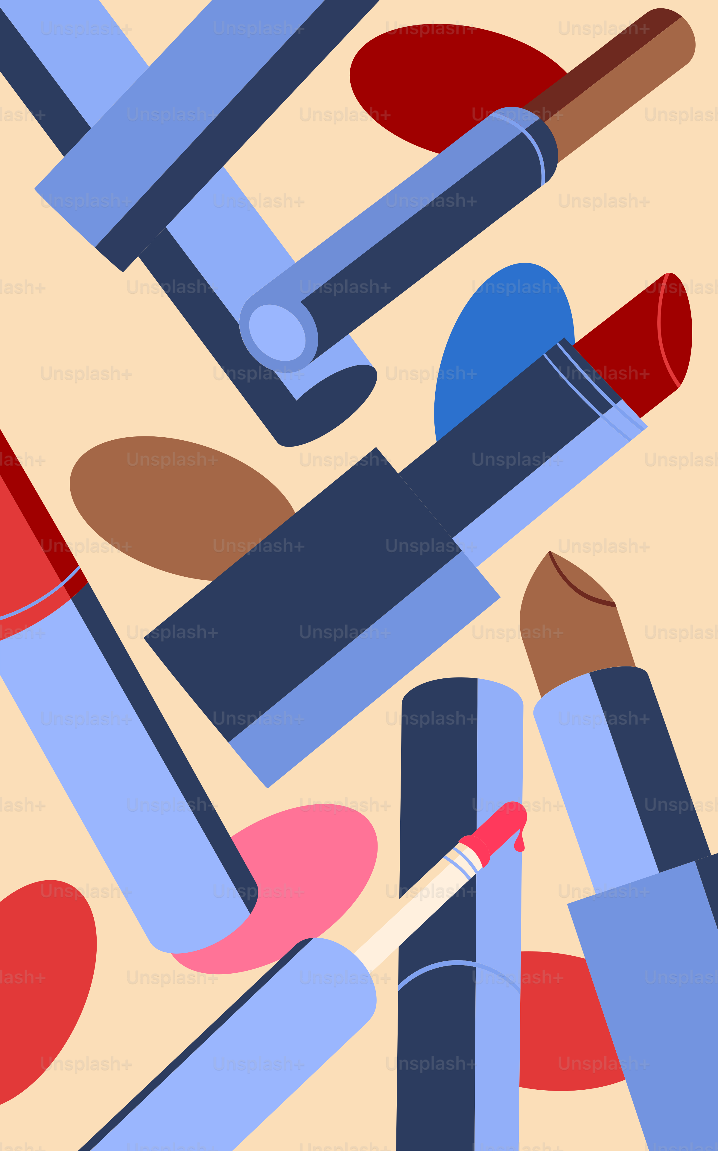 A bunch of different types of lipstick on a table