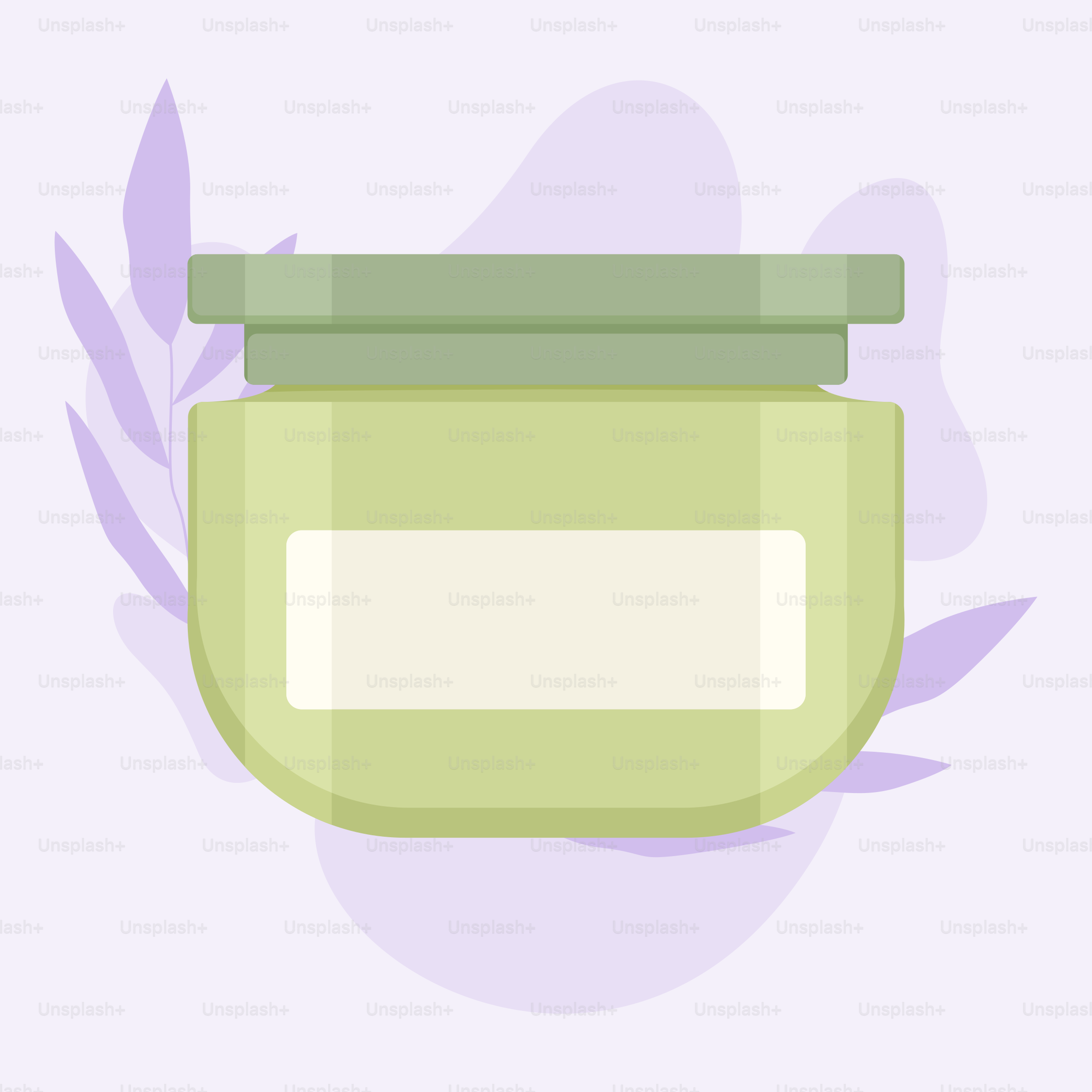 A jar with a label sitting on top of it