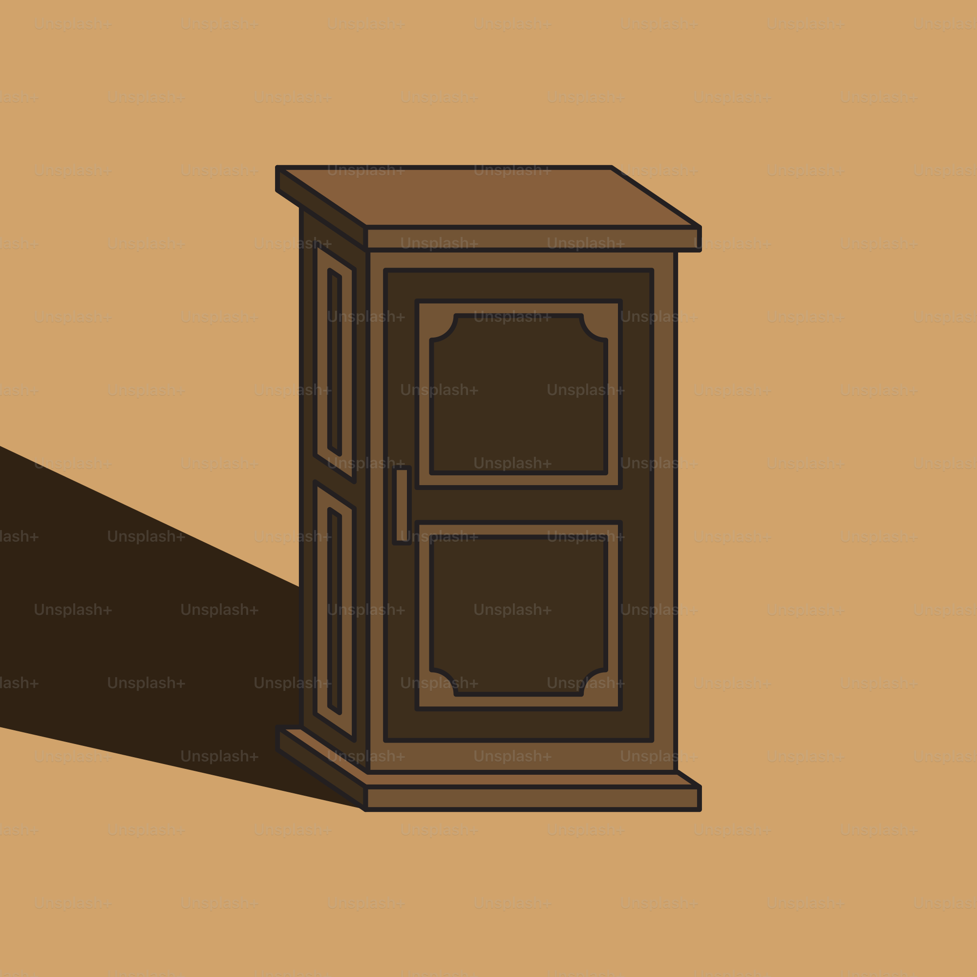 The shadow of a clock on a wall