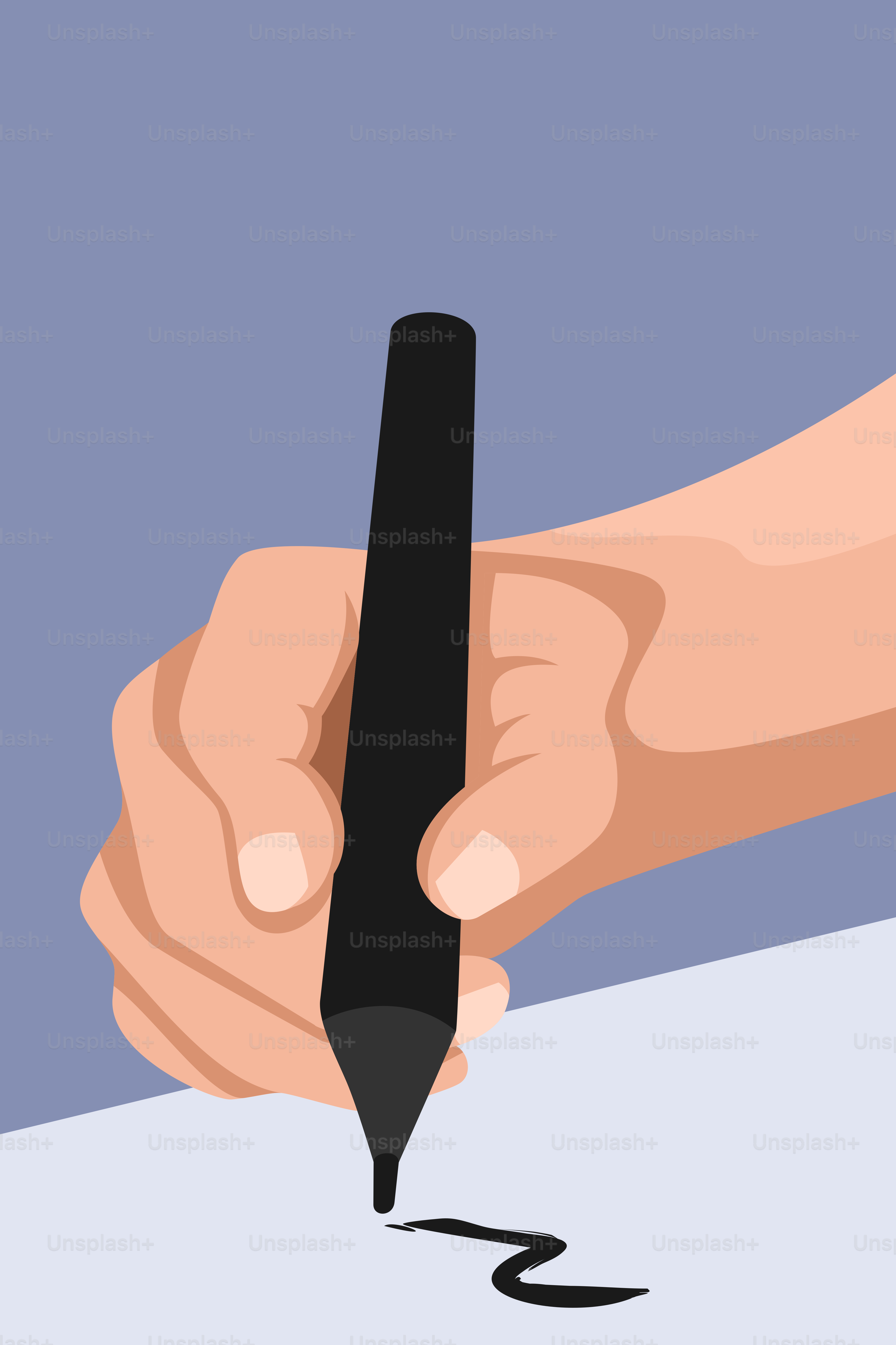 Uma pessoa escrevendo em um pedaço de papel com uma caneta