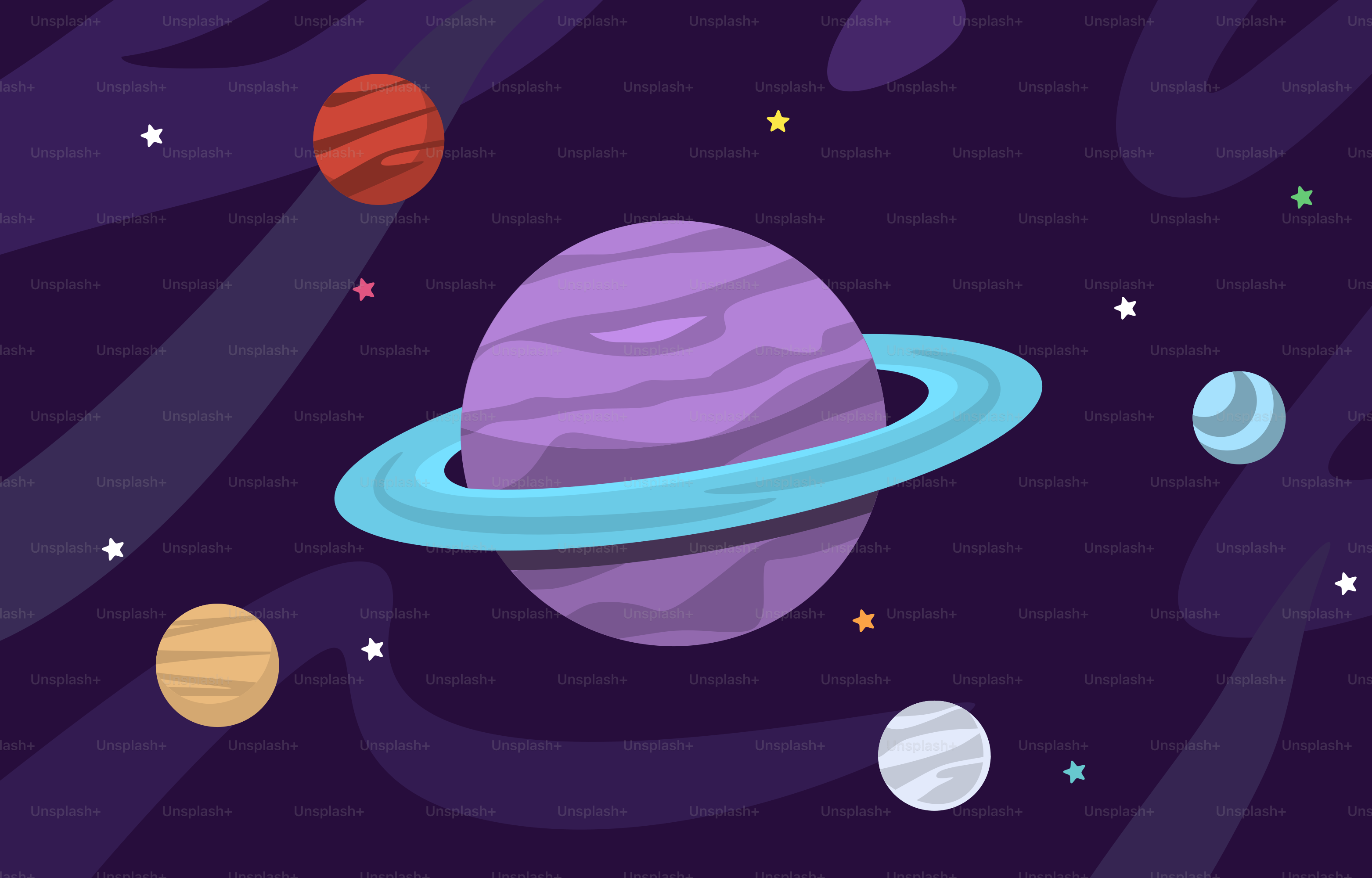 A space scene with planets and stars vector – Space Image on Unsplash