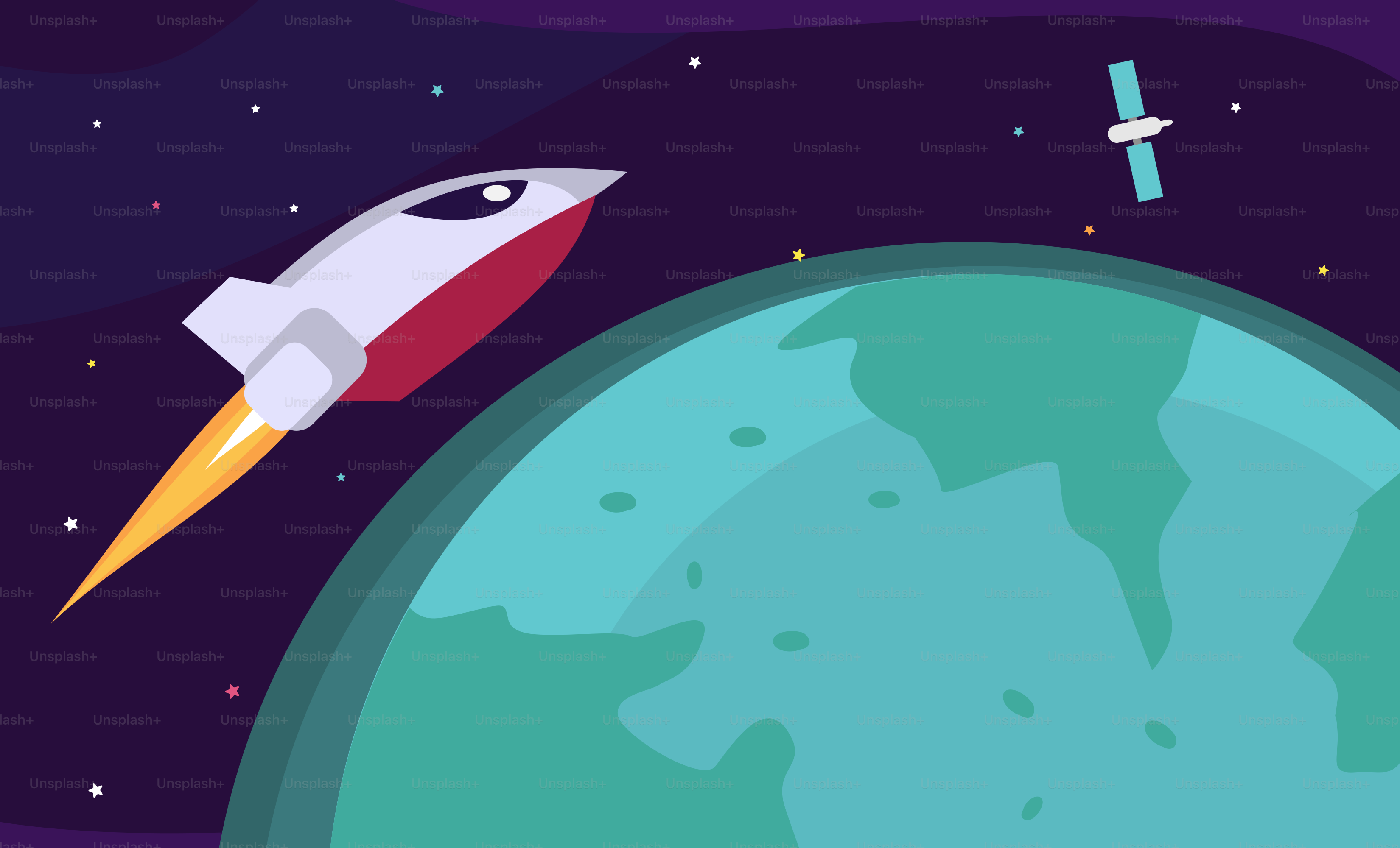 Um ônibus espacial está sobrevoando a Terra