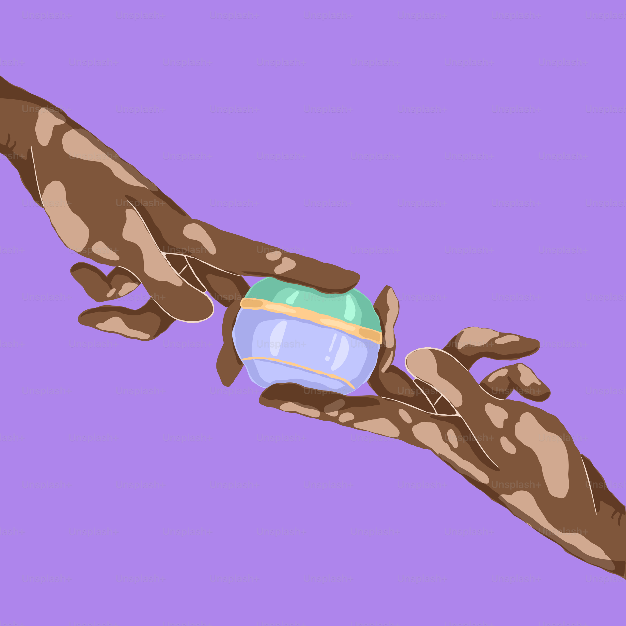 Eine Zeichnung einer Hand, die ein Glas mit Flüssigkeit hält