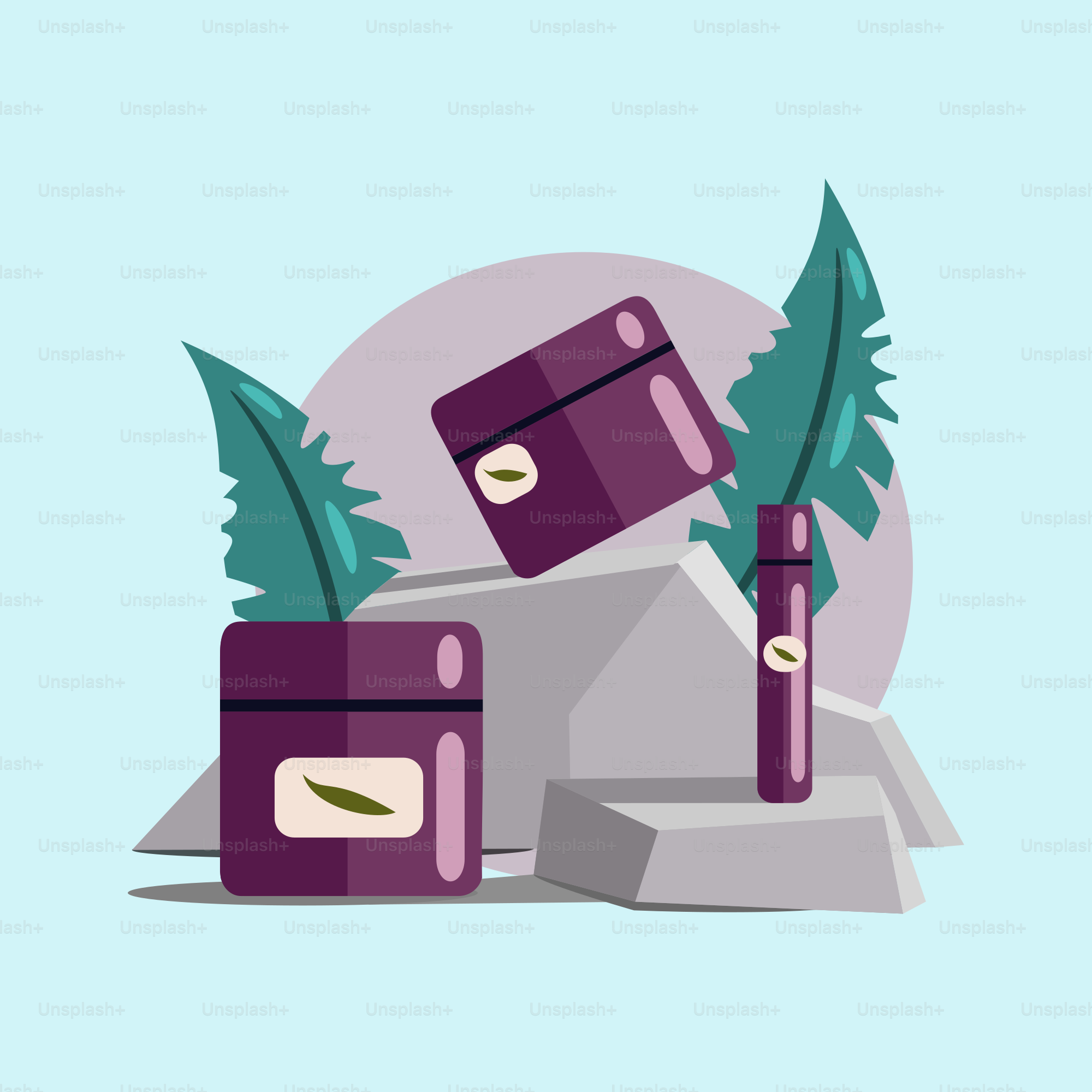 A couple of items that are on a table